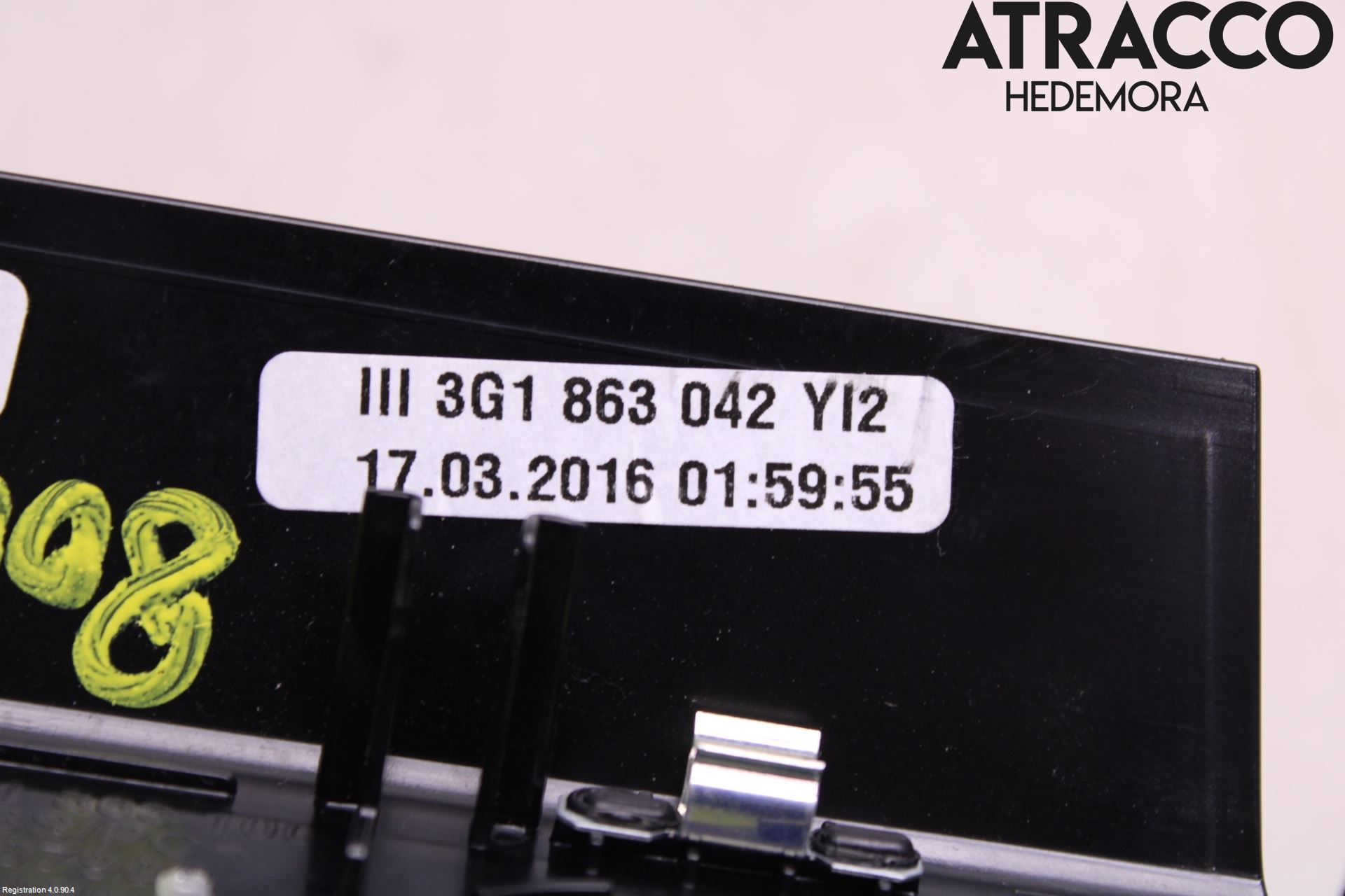 Volkswagen VW PASSAT 15-19 Instrumentsarg