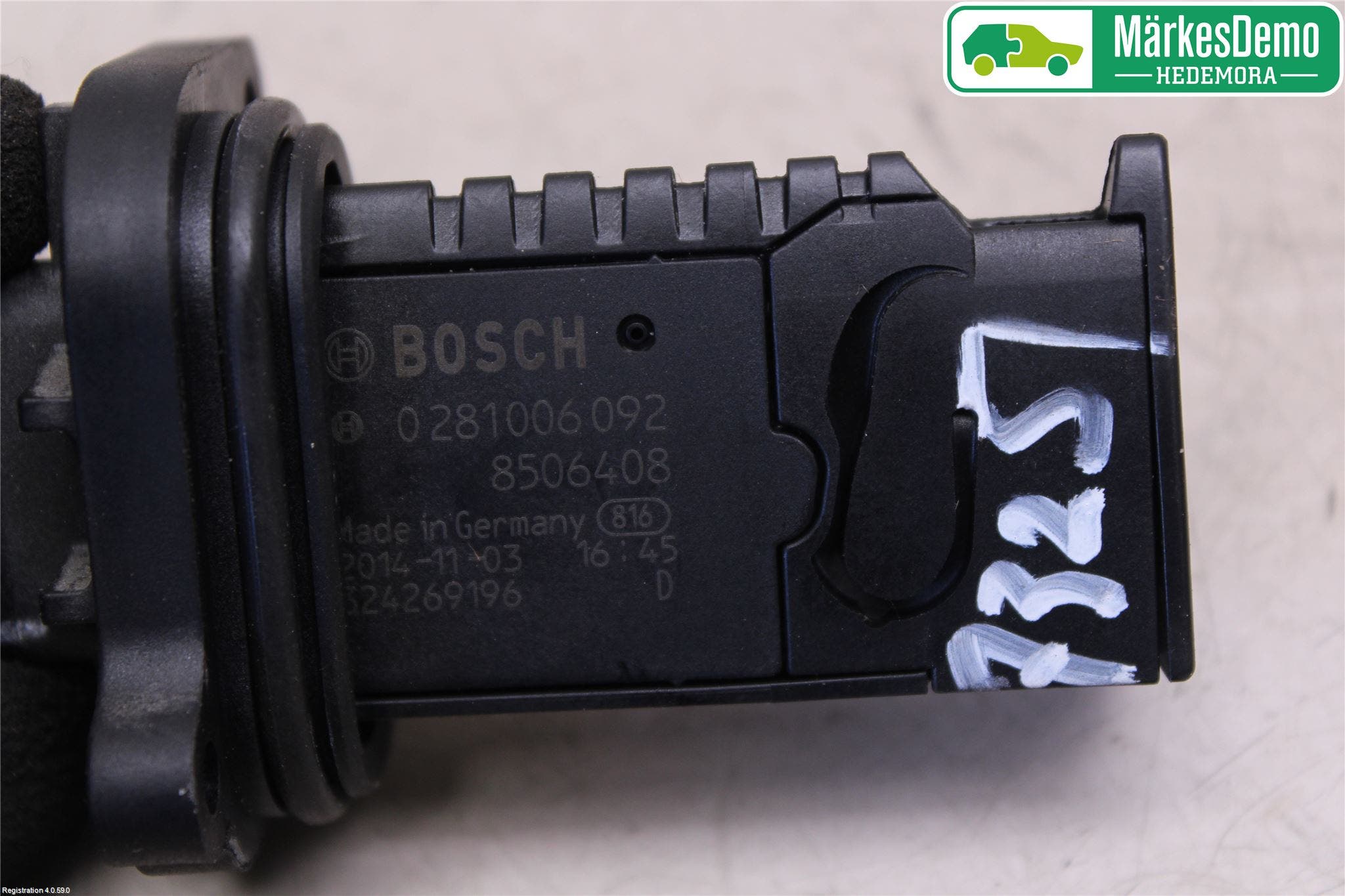 BMW 3 F30/F31/F80 12-19 Injluftmassamätare