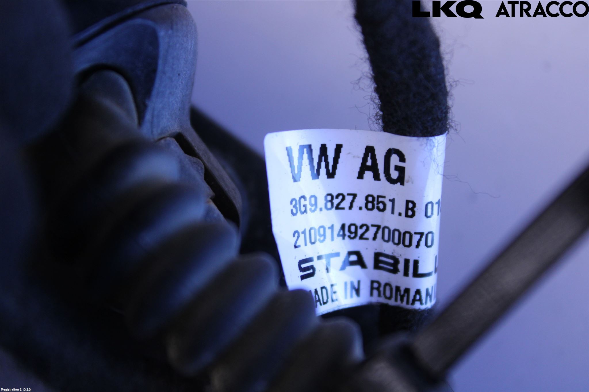 Volkswagen VW PASSAT 15-19 Bakluckeöppnare Automatisk