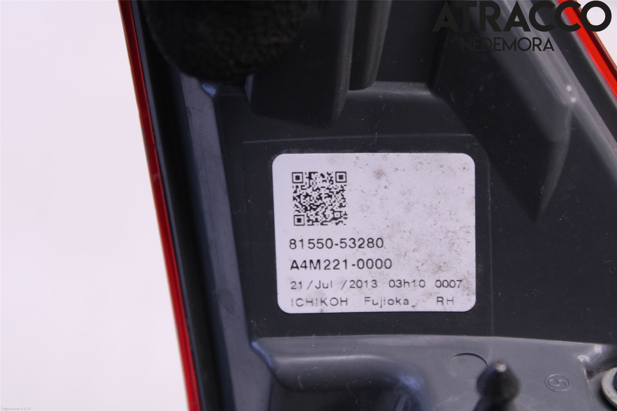 Lexus IS 250/350 14-20 Bakljus Höger