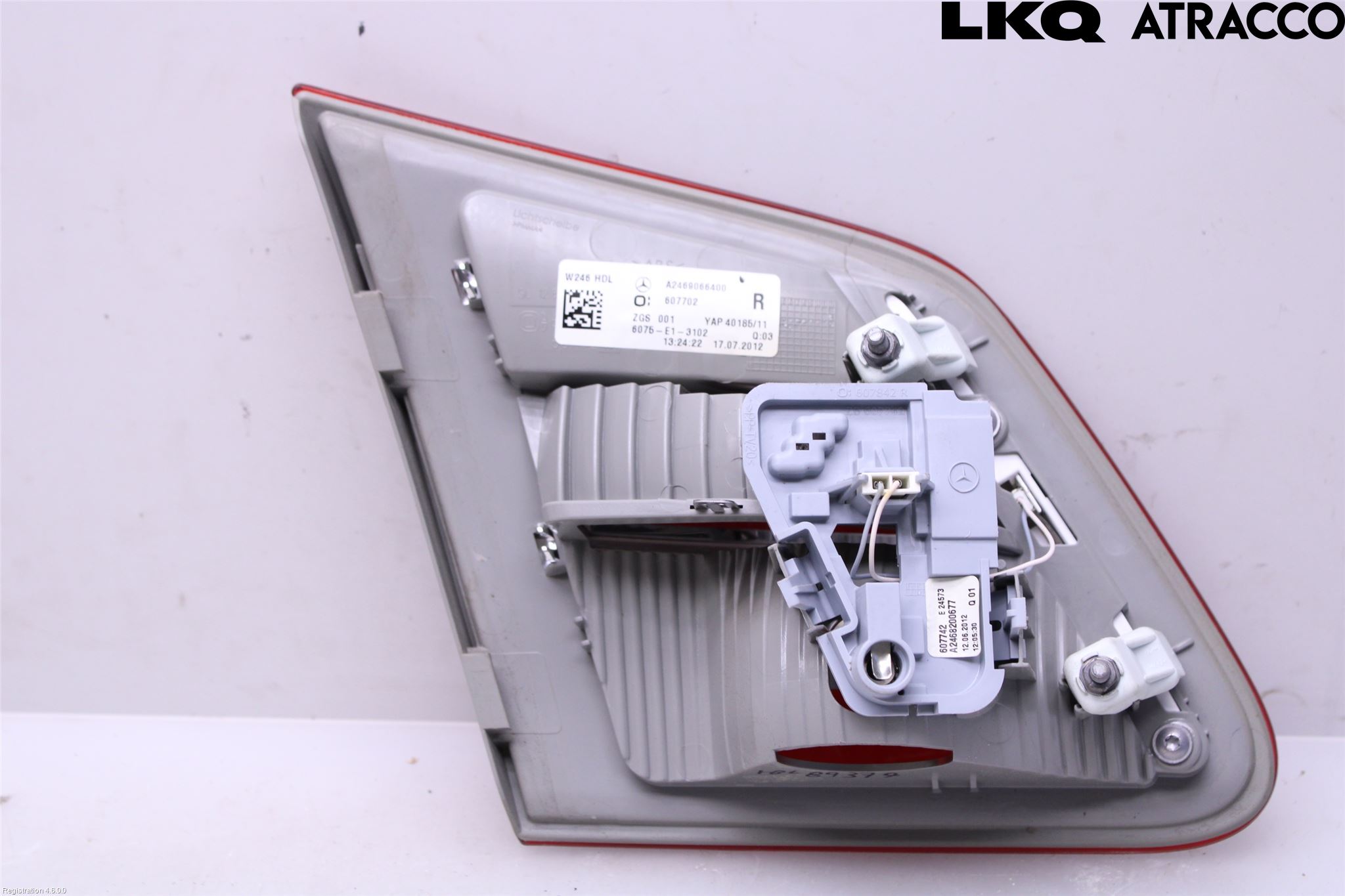 Mercedes-Benz MB B-KLASS (W246/W242) 12-19 Bakljus Lucka Hö