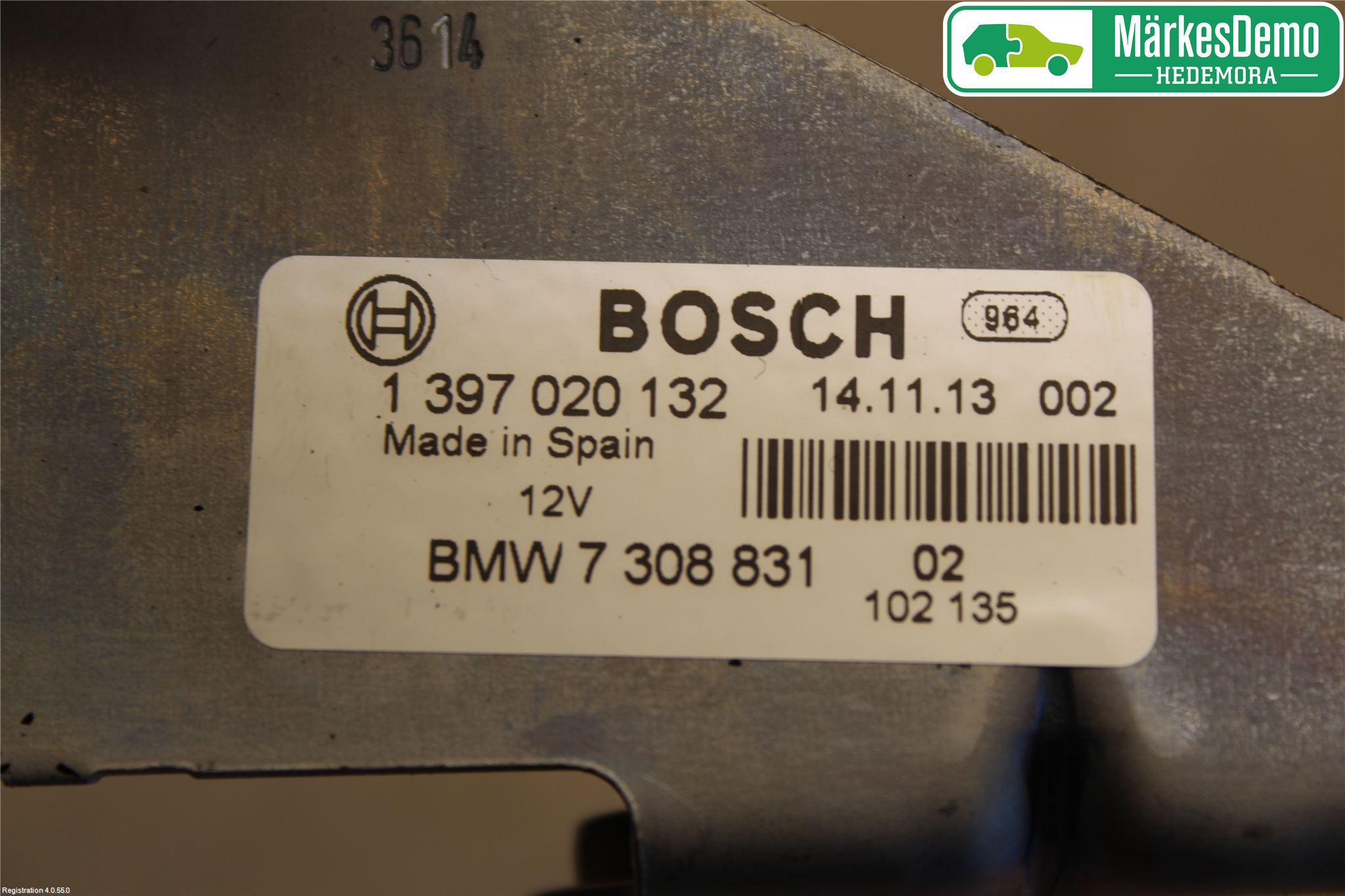 BMW 5 F10/F11/F18 09-17 Centrallåsmot Baklucka