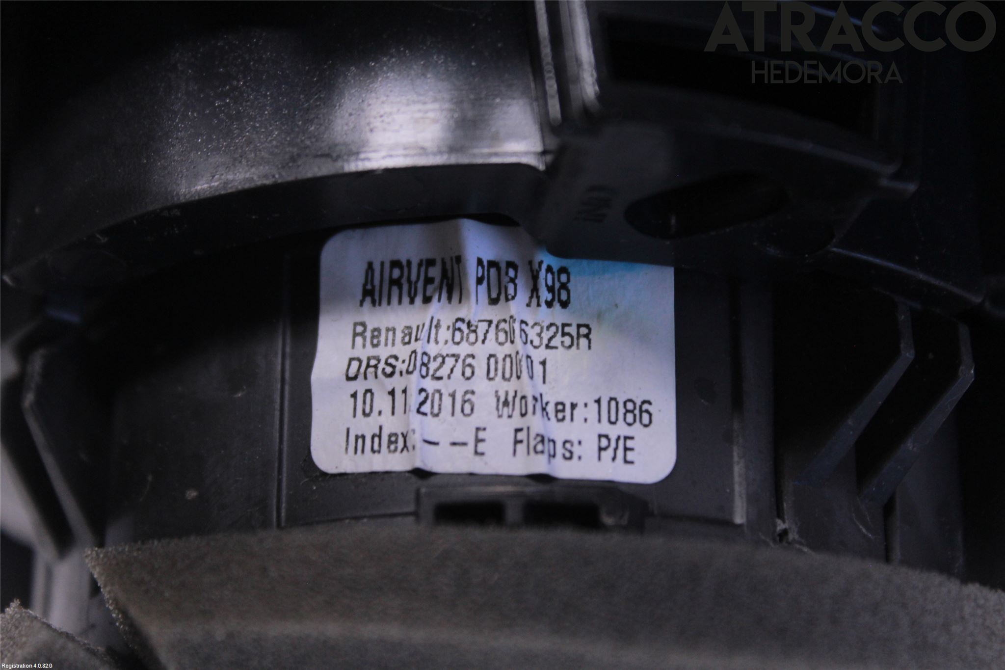 Fiat TALENTO 16- Defrosterkanal-Munstycke