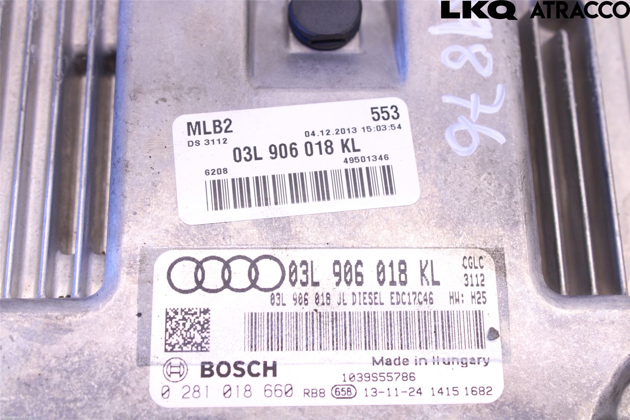 Audi A4 12-15 Styrenhet Inspump Diesel