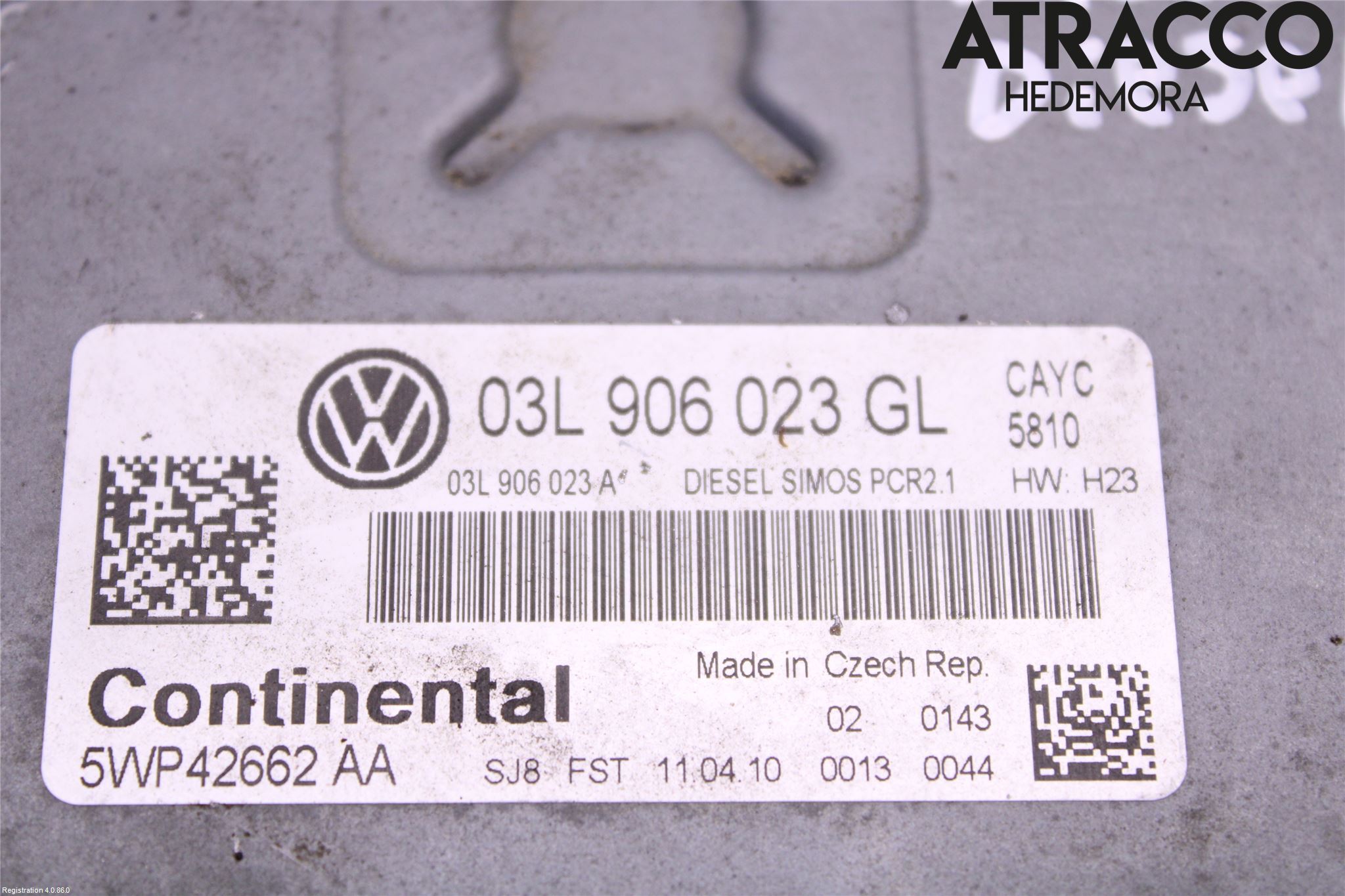 Volkswagen VW PASSAT 05-11 Styrenhet Inspump Diesel