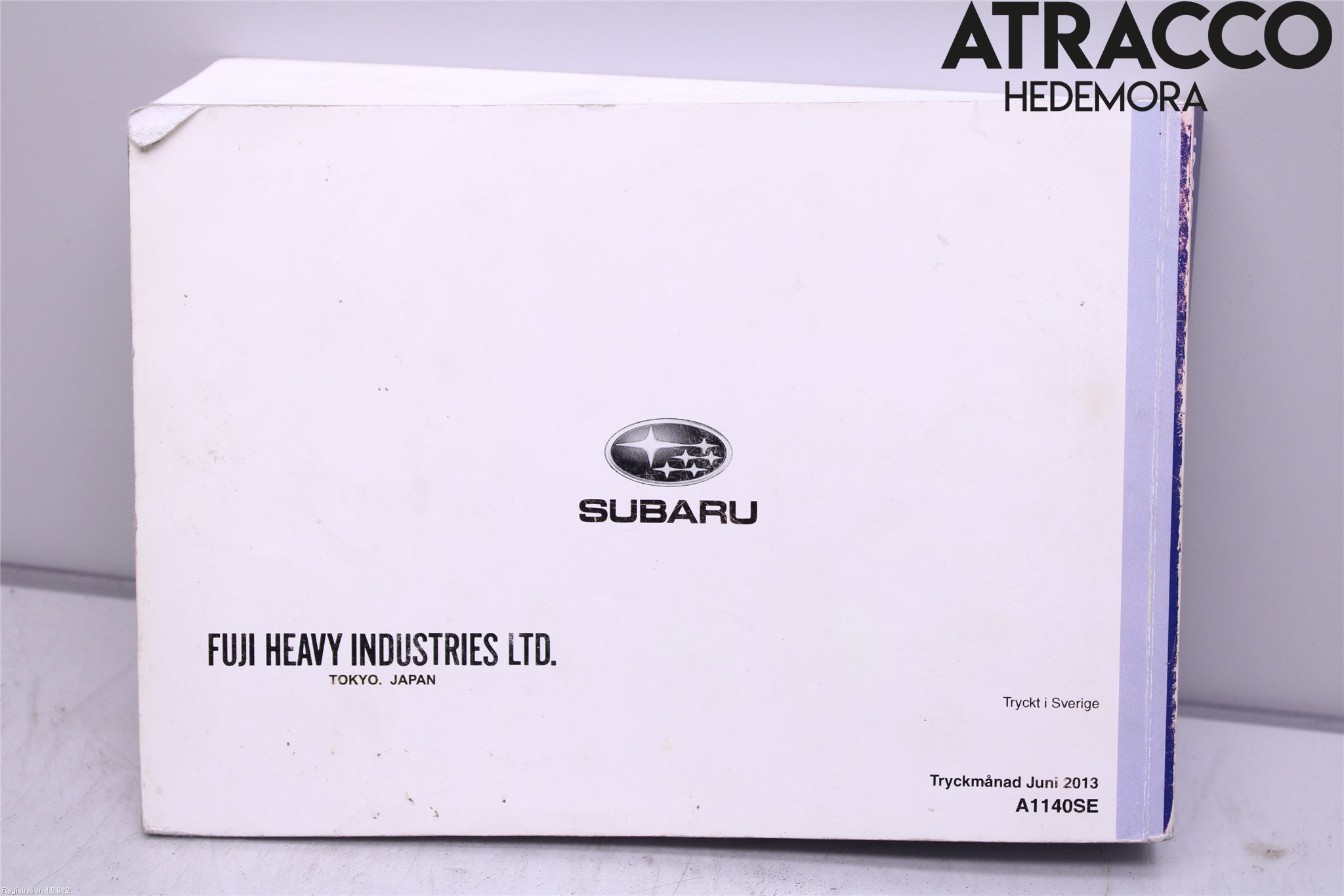 Subaru IMPREZA IV 13-17 Instruktionsbok