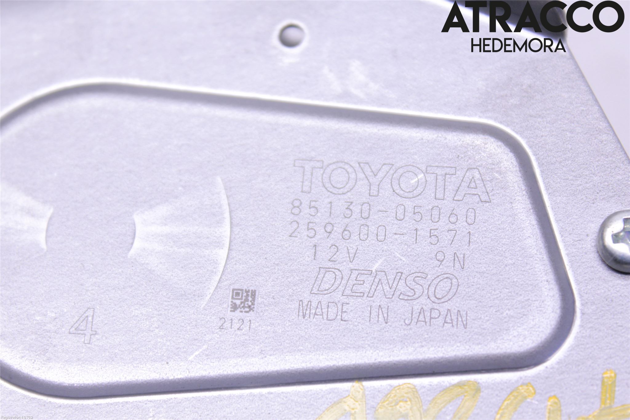 Toyota AVENSIS 09-15 Torkarmotor Baklucka