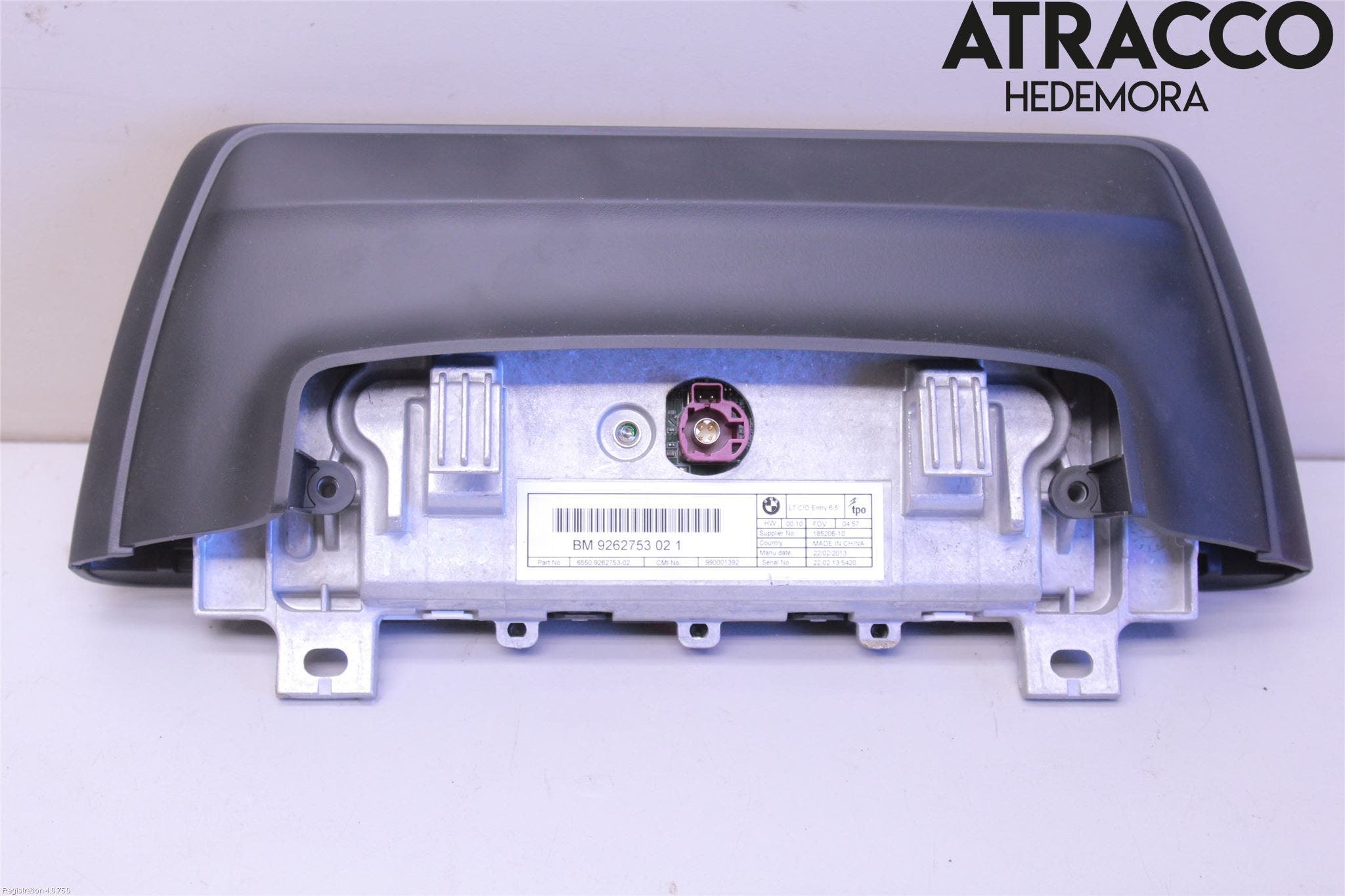 BMW 3 F30/F31/F80 12-19 Bildskärm