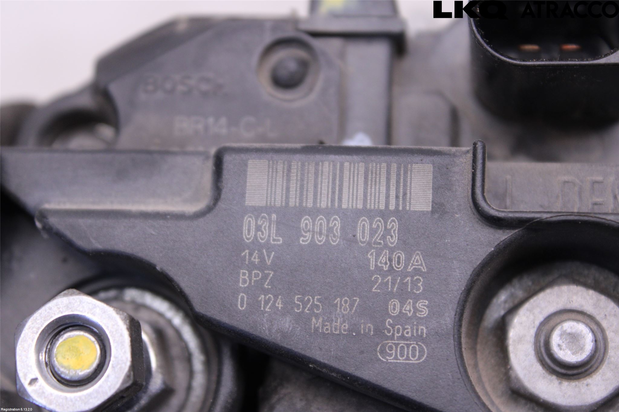 Volkswagen VW GOLF PLUS/CROSS GOLF 04-14 Generator