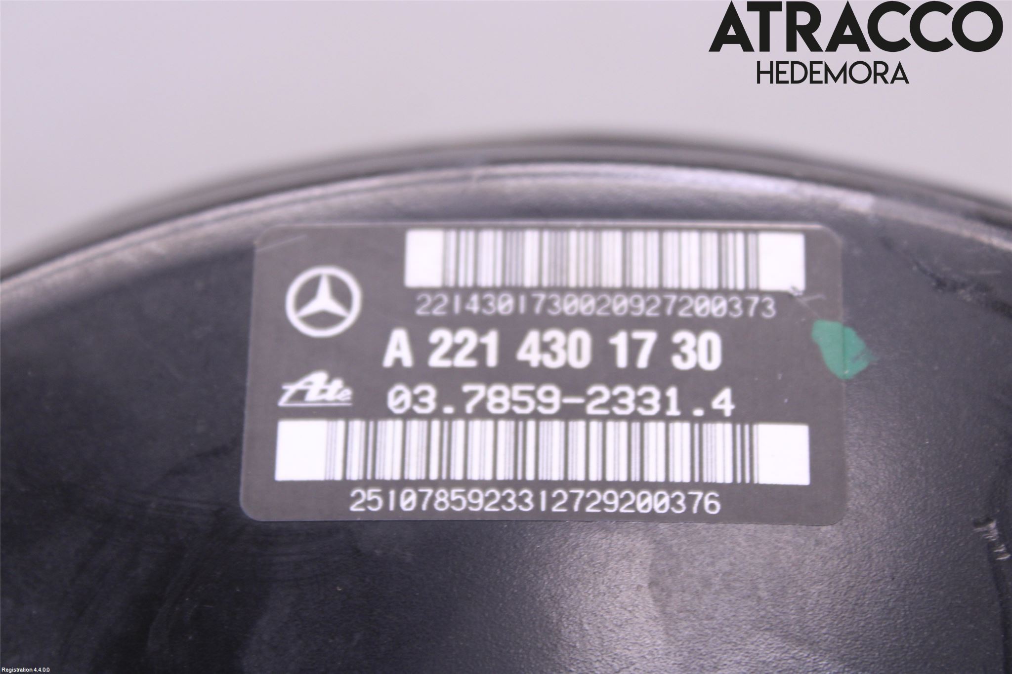 Mercedes-Benz MB S-KLASS (W221) 05-13 Bromsservo