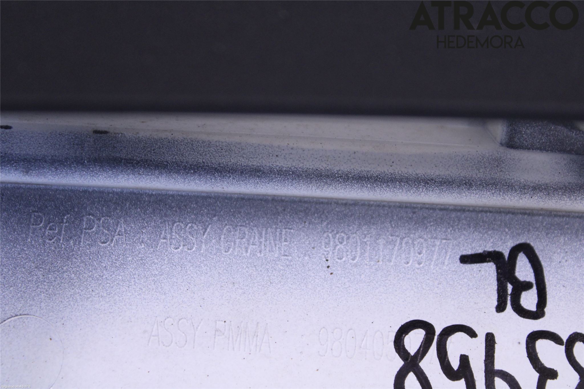 Citroen C4 CACTUS 14-20 Spoiler Baklucka