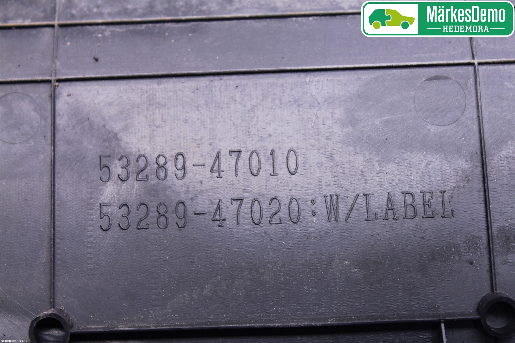 Toyota PRIUS NWH20 04-08 Täckplast Front