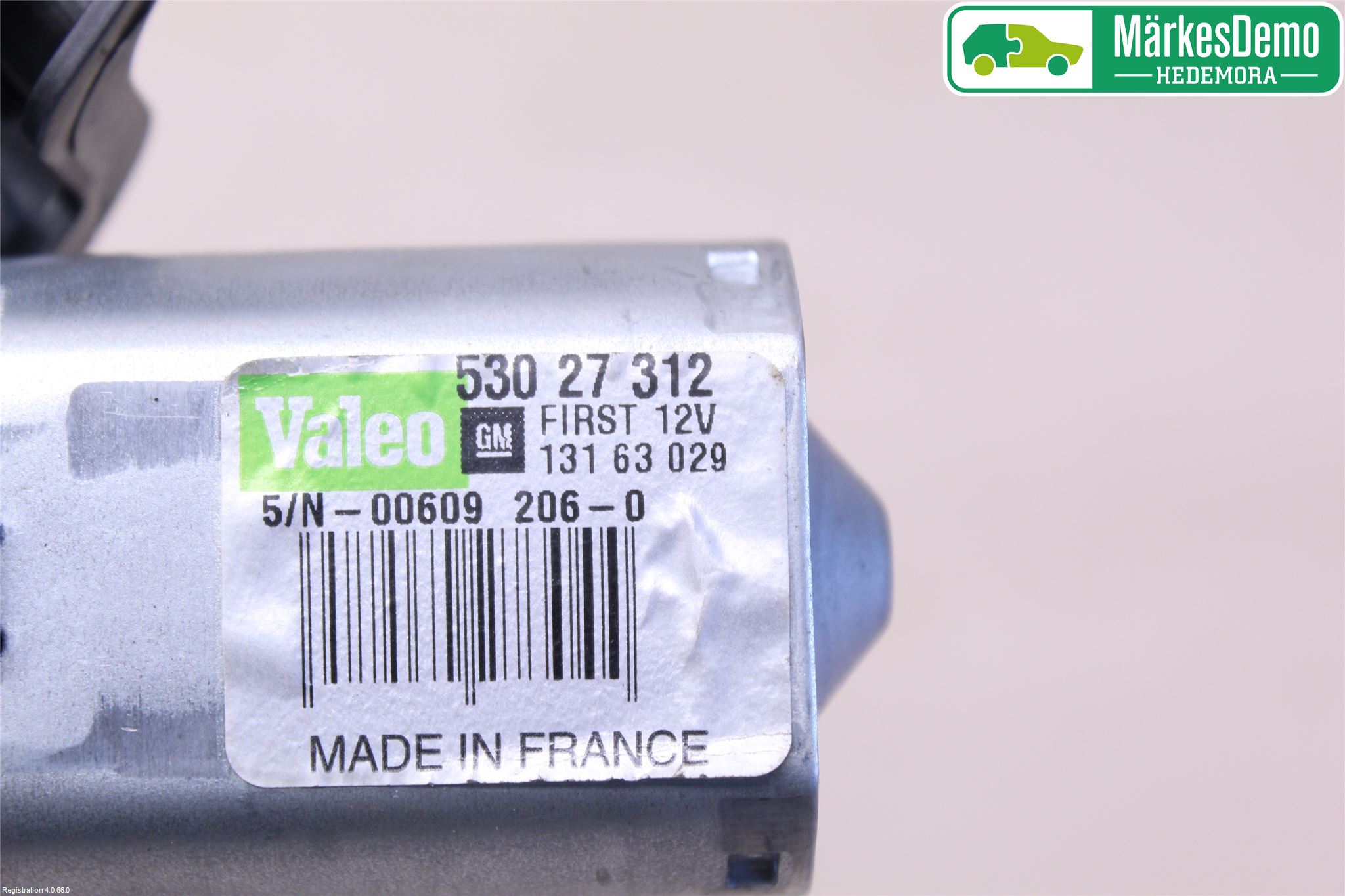 Opel CORSA D 07-14 Torkarmotor Baklucka