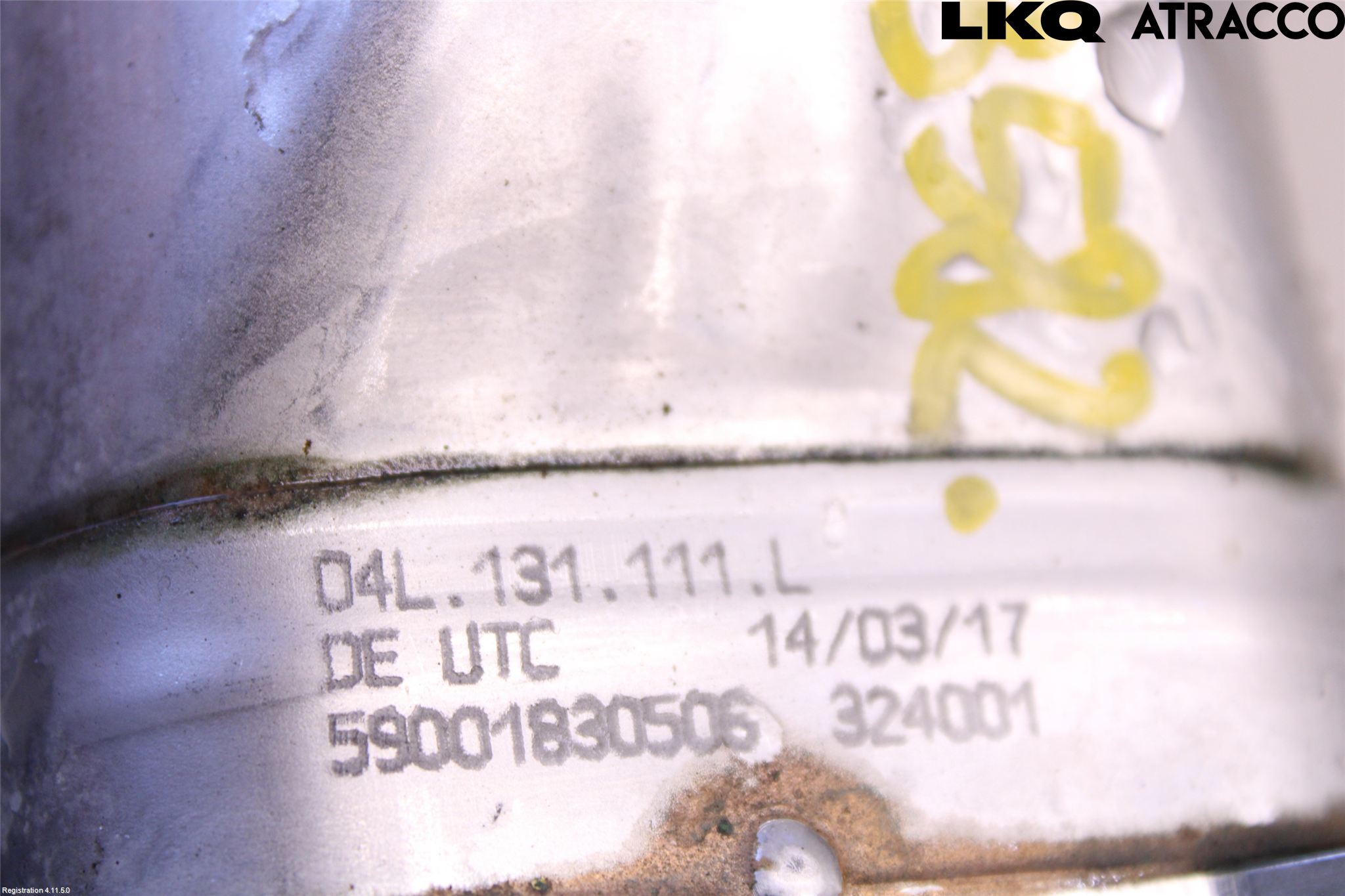 Volkswagen VW PASSAT 15-19 Laddluft-Intercoolerrör
