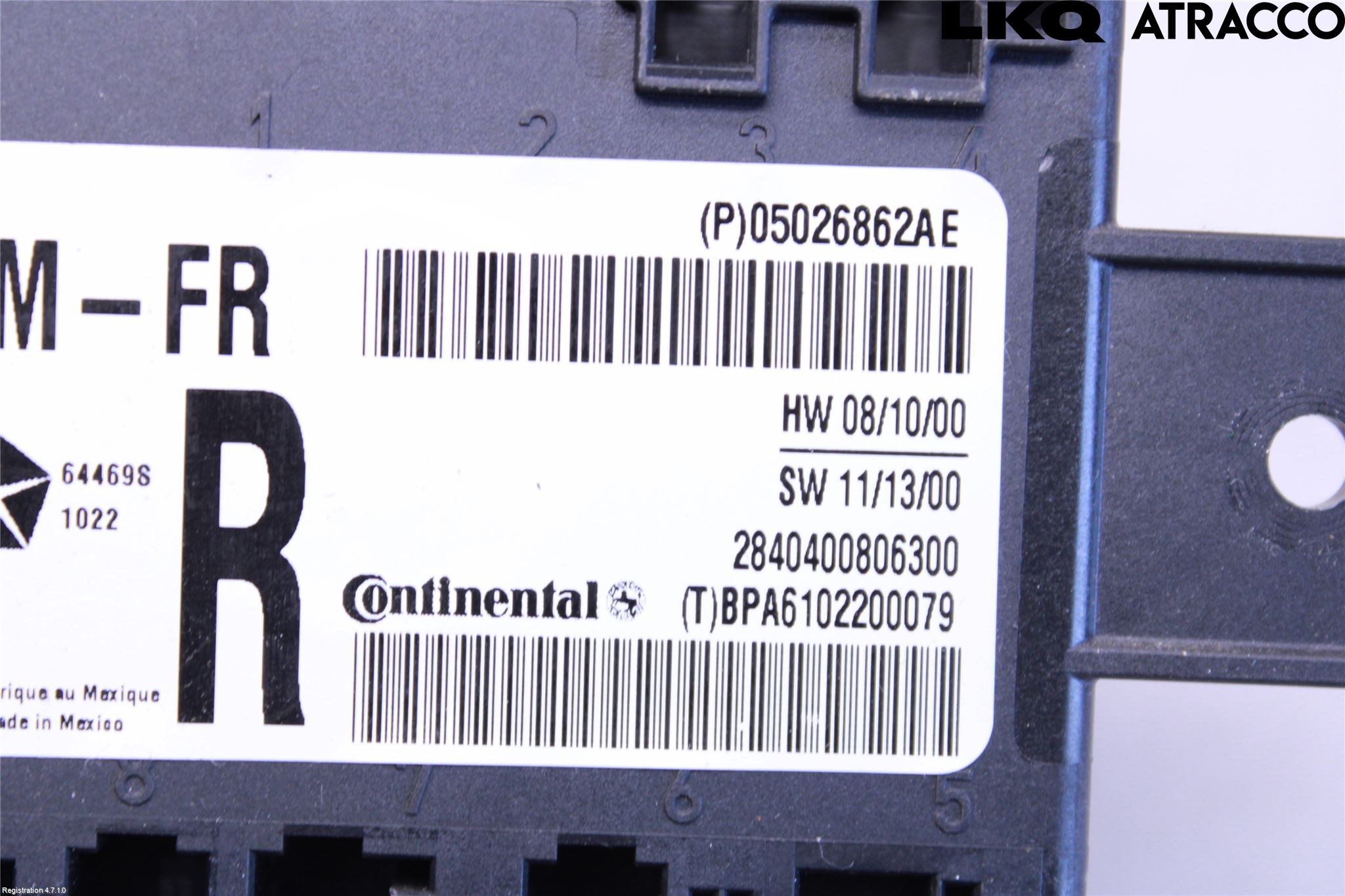 Lancia VOYAGER Styrenhet Dörr