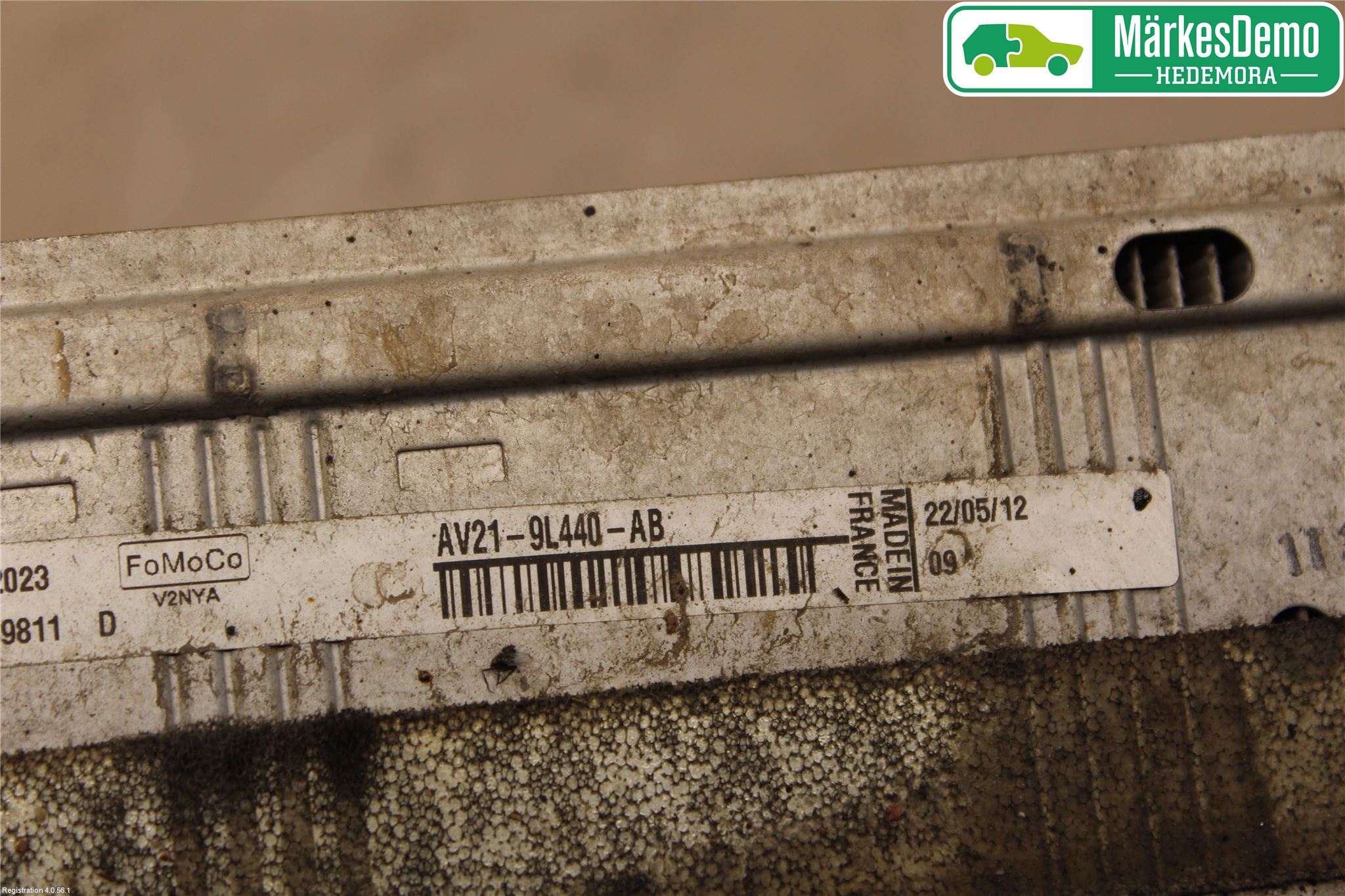 Ford FIESTA 09-12 Laddluft-Intercooler Kyl