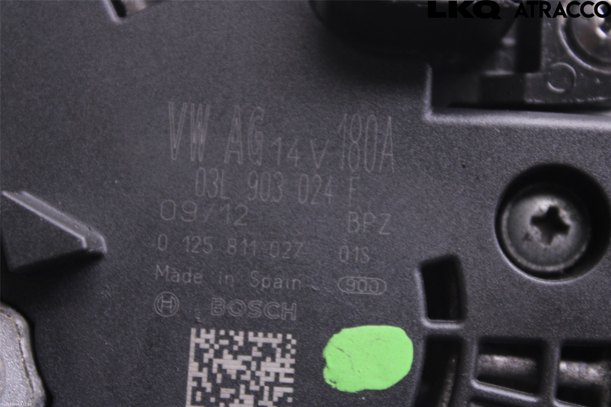 Volkswagen VW PASSAT 11-14 Generator