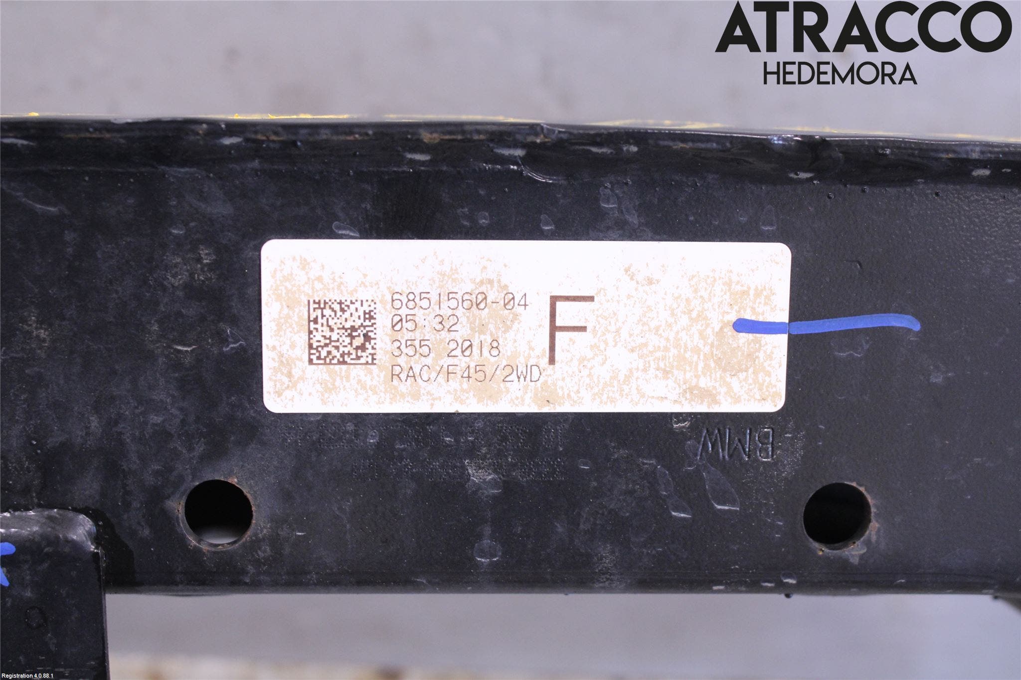 BMW X1 F48 15-22 Bakaxelbalk