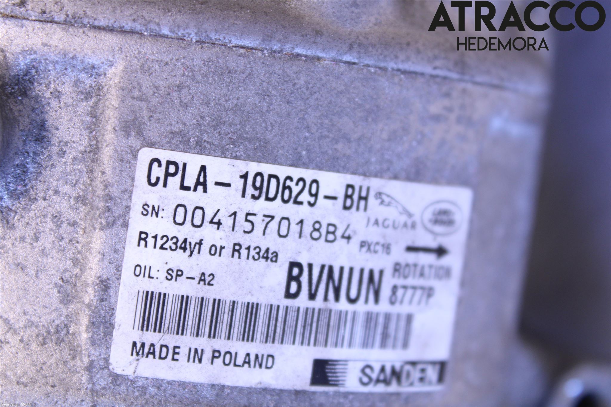 Jaguar F-PACE Ac Kompressor