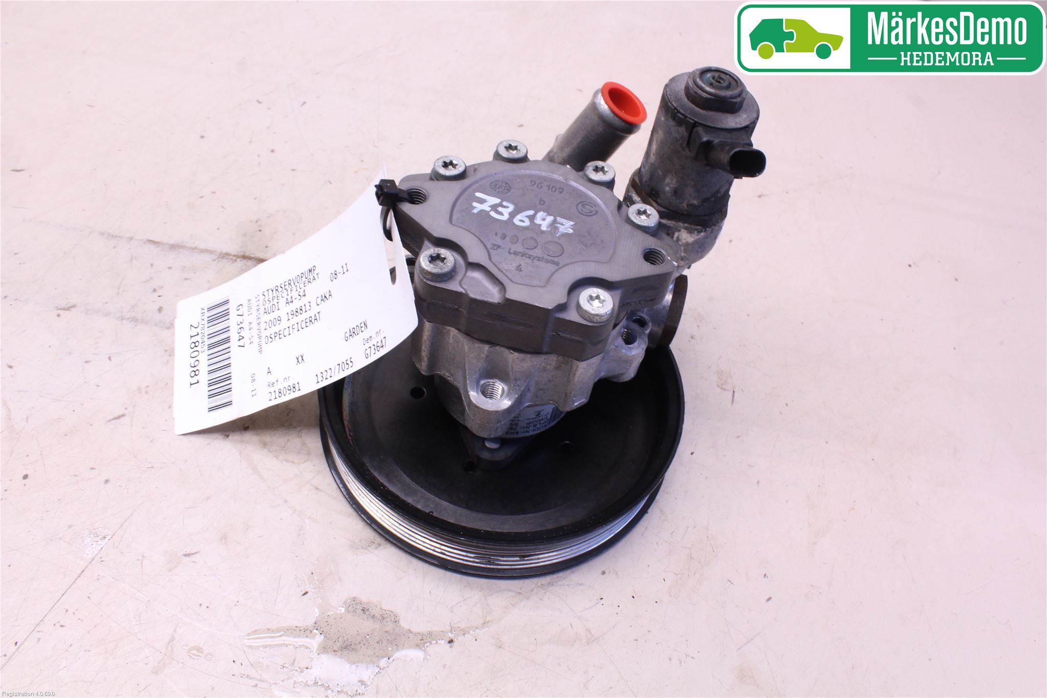 Audi A4/S4 08-11 Styrservopump