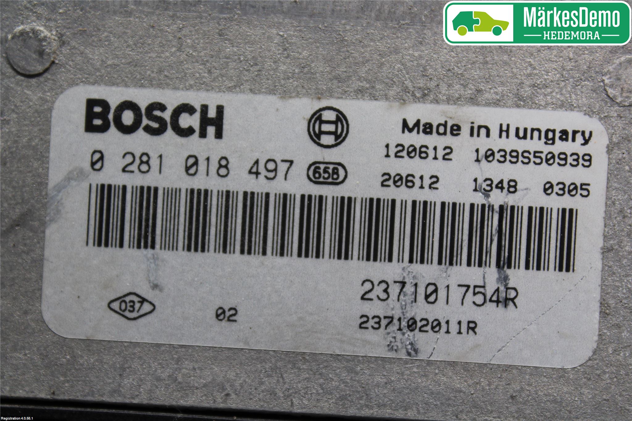 Renault TRAFIC   02-14 Styrenhet Insprut Bensin