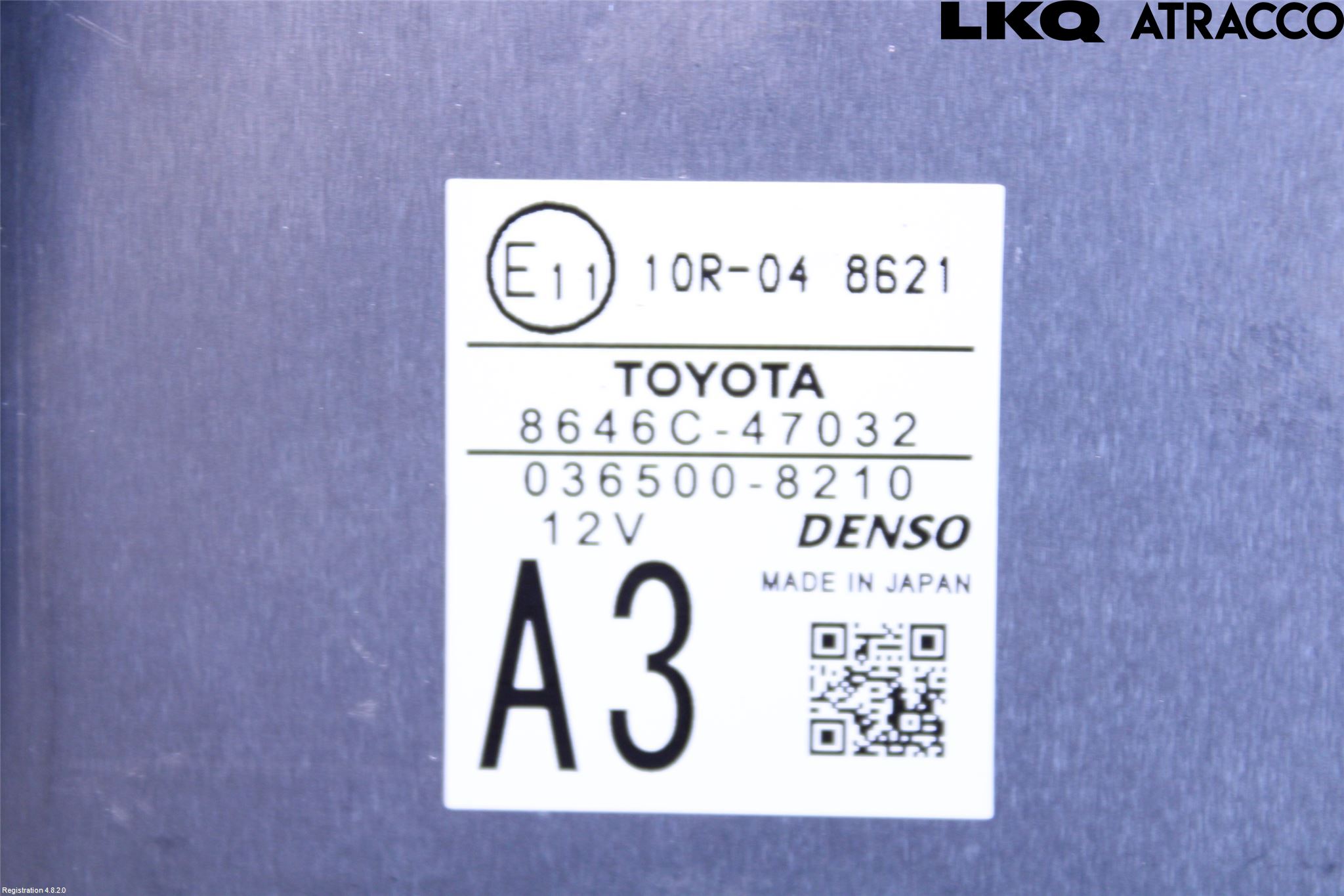 Toyota PRIUS (ZVW50) 16-21 Sensor Aktivt Kollisionsskydd