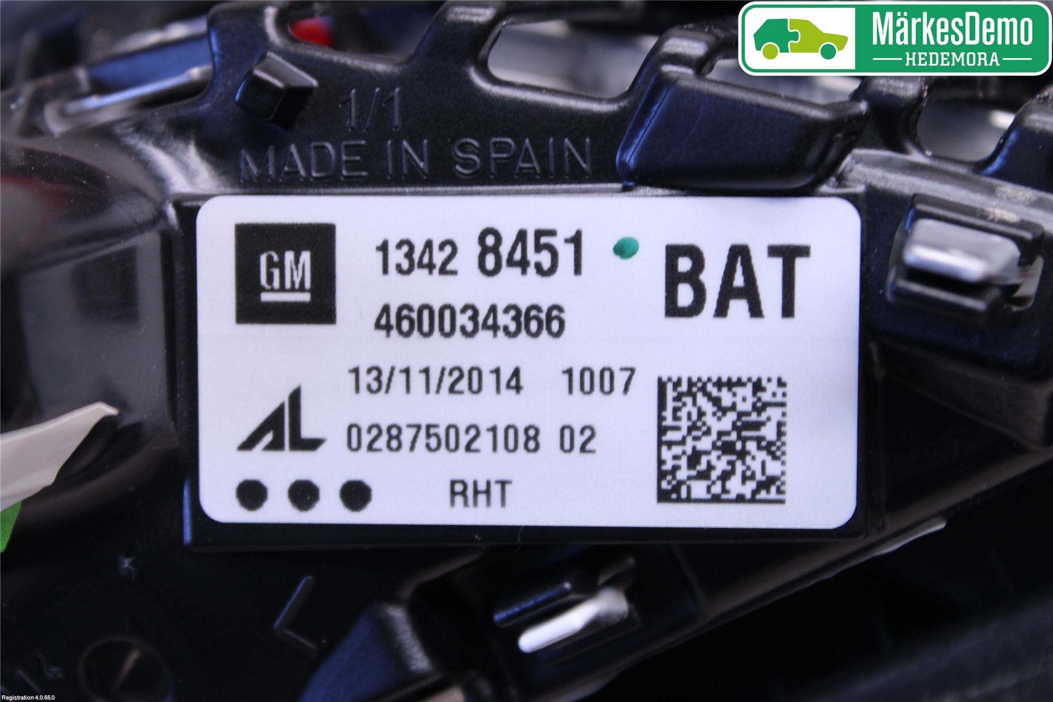 Opel CORSA E 15-19 Bakljus Lucka Vä