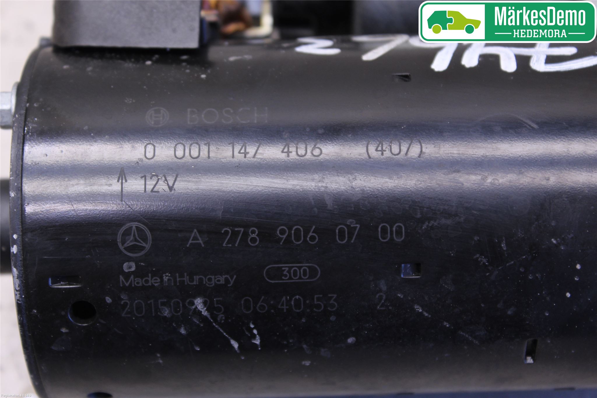 Mercedes-Benz MB E-KLASS (W212) 09-16 Startmotor