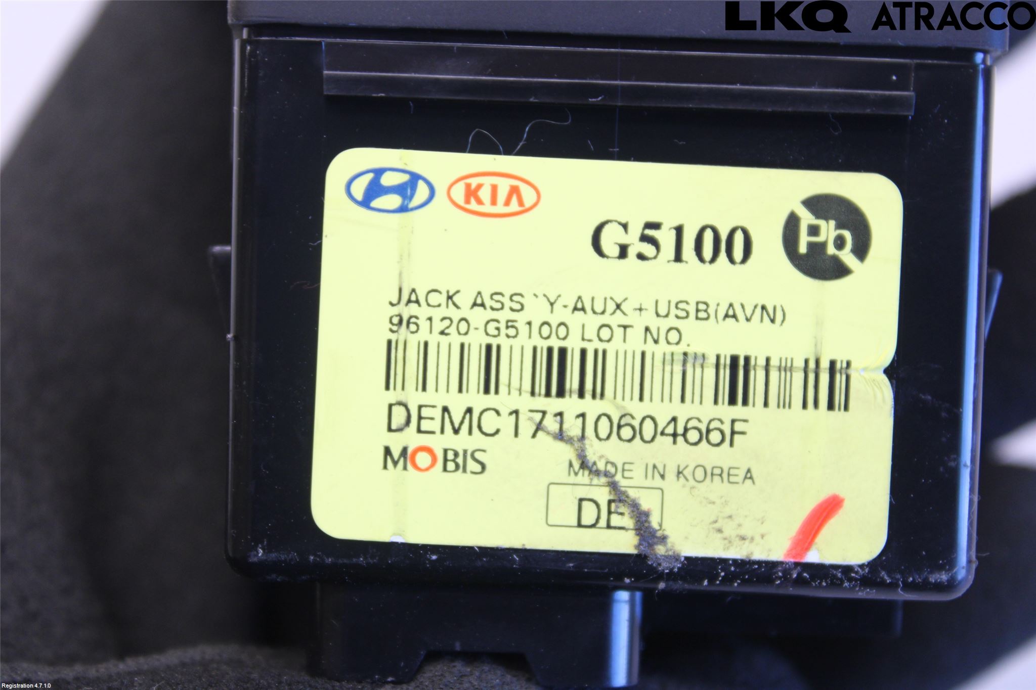 Kia NIRO (DE) 17-22 Usb Connection