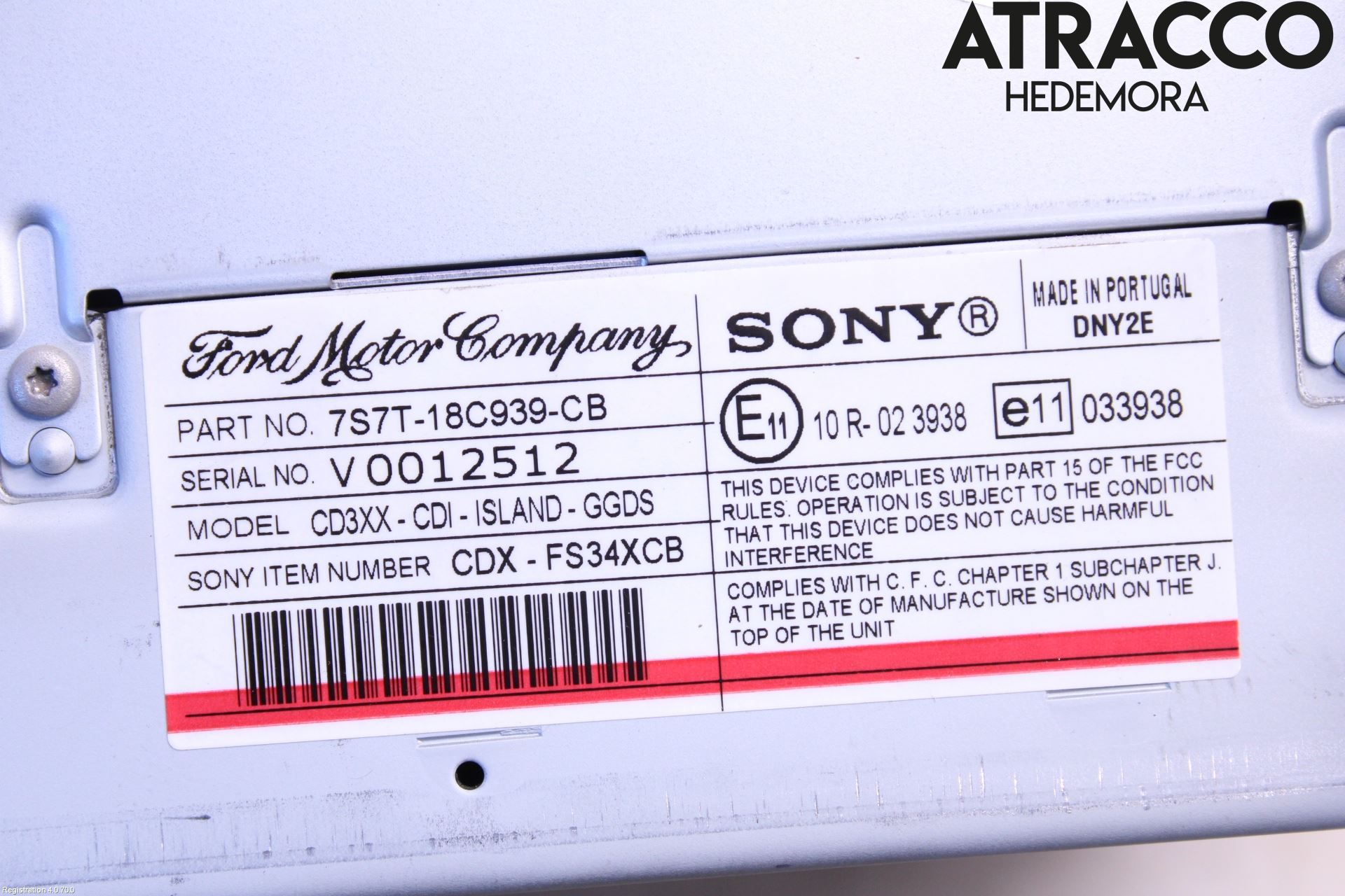 Ford MONDEO 07-15 Cd Radio - Multimediapanel