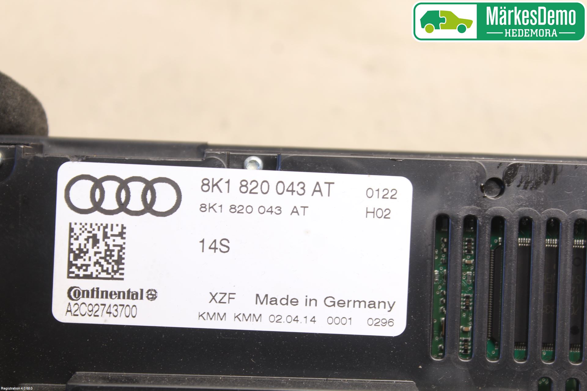 Audi A4 ALLROAD 09-16 Ac Styrenhet Ac Manöveren