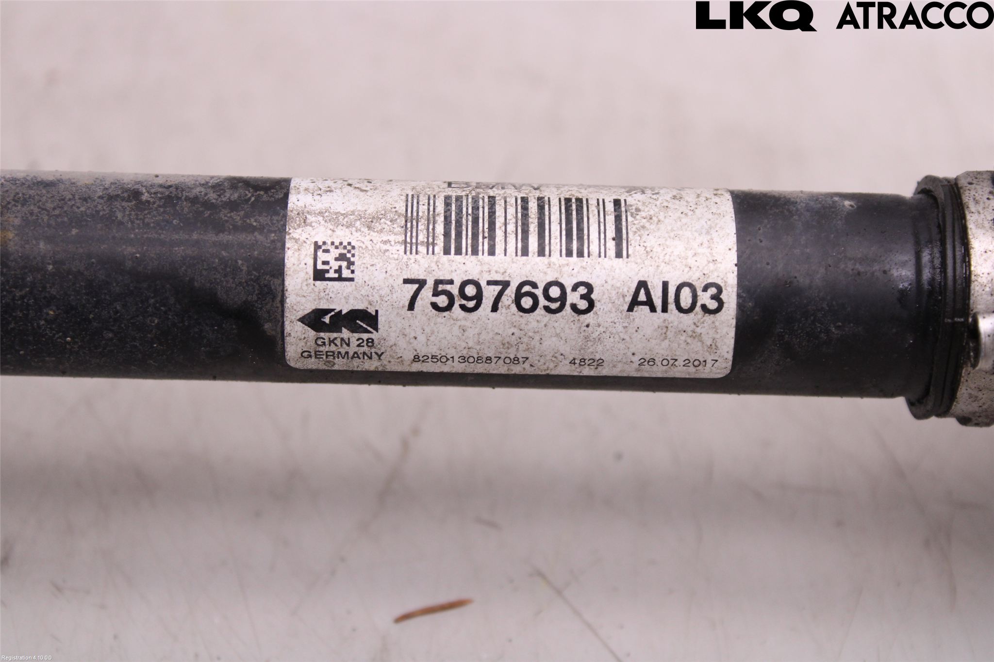 BMW 3 F30/F31/F80 12-19 Drivaxel Fram Vänster