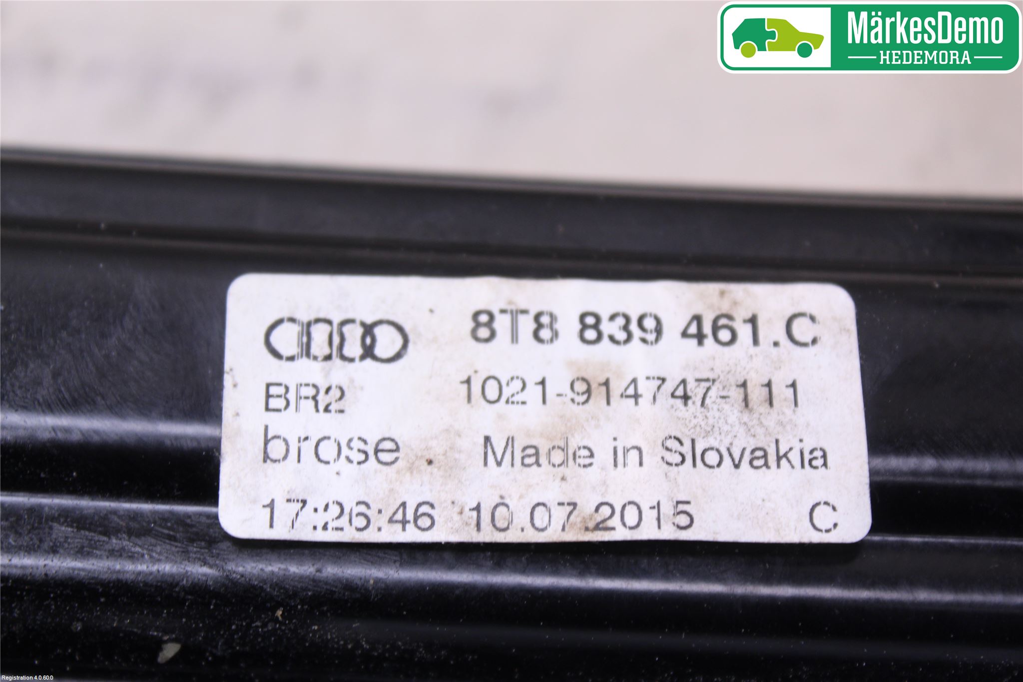 Audi A5 07-16 Fönsterhiss El Kompl