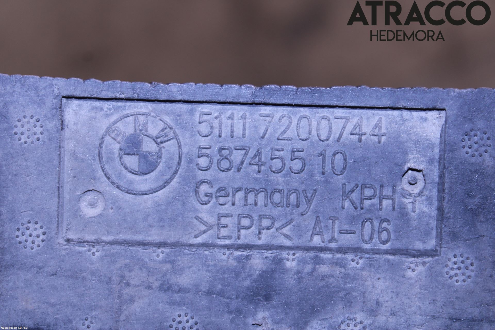 BMW 5 F10/F11/F18 09-17 Stötfångar Deformelement Fram