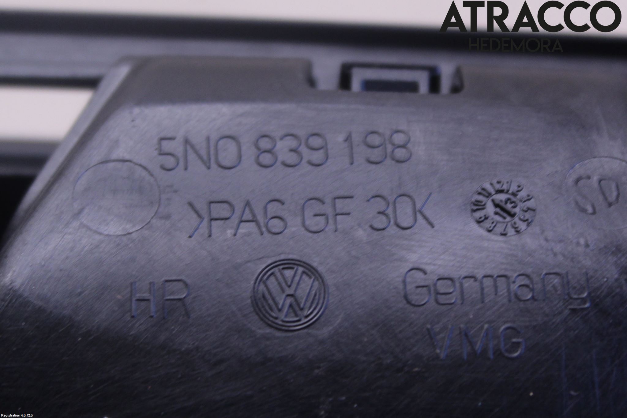 Volkswagen VW TIGUAN 07-16 Dörrhandtag Inre Hö