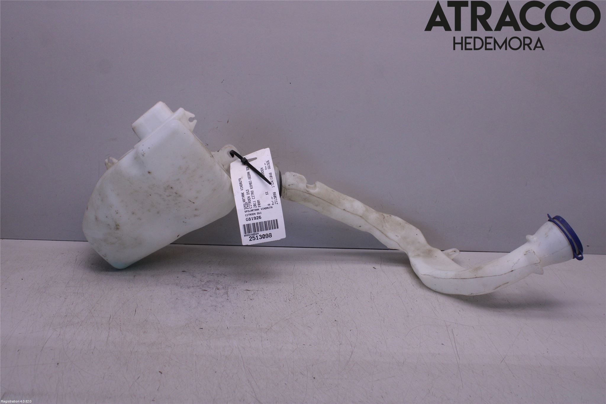 Citroen DS3 Spolartank Vindruta