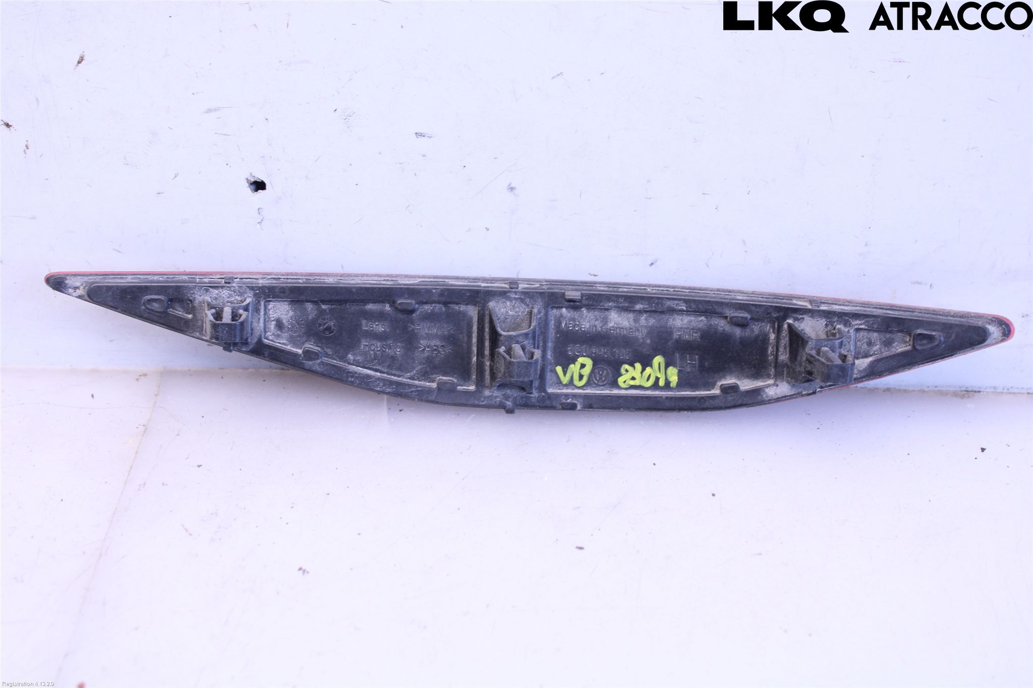 Volkswagen VW GOLF / E-GOLF VII 13-20 Dimljus/Reflex Bak