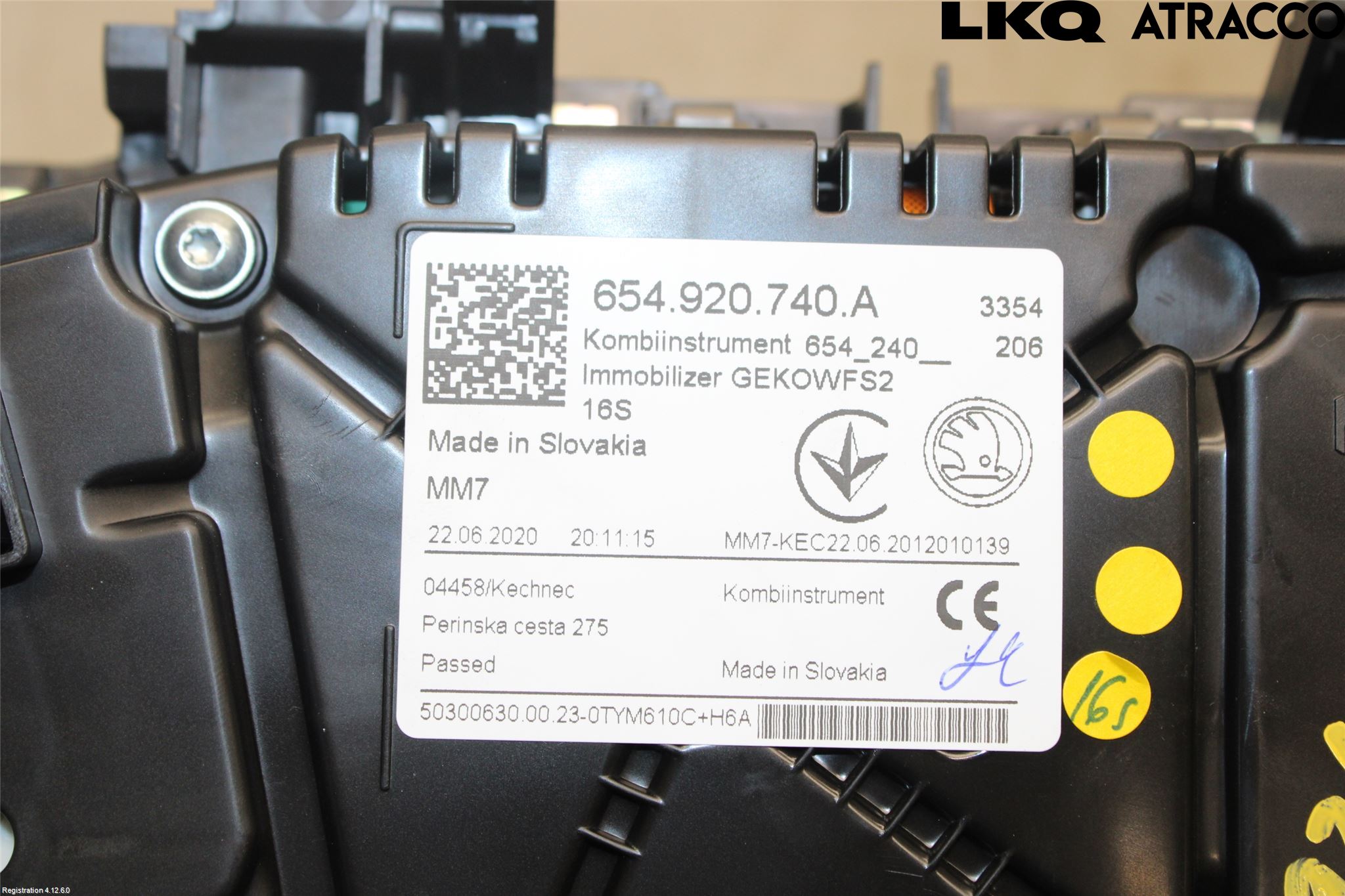 Skoda SCALA 19- Instrument Komb