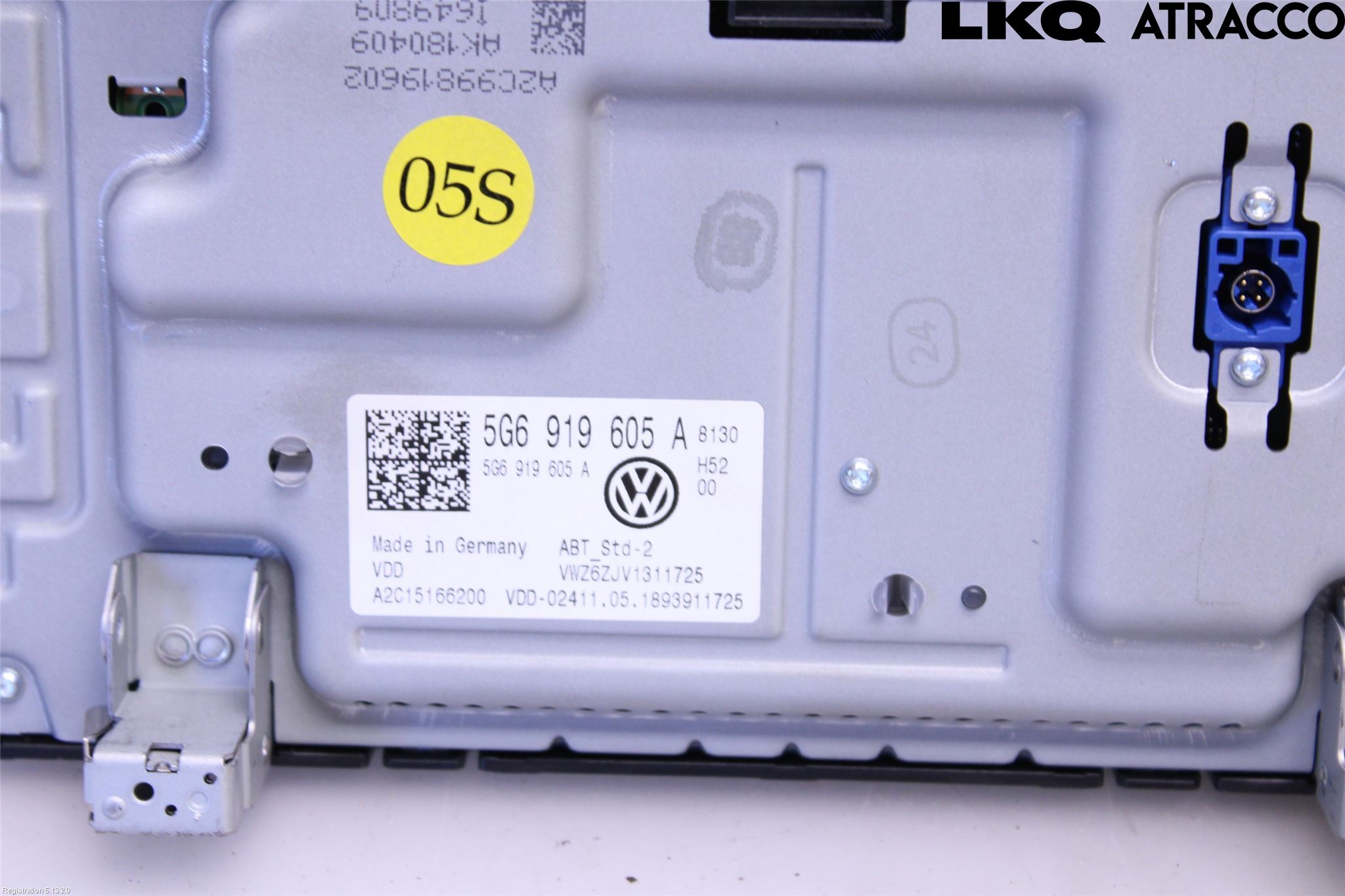Volkswagen VW GOLF / E-GOLF VII 13-20 Cd Radio - Multimediapanel