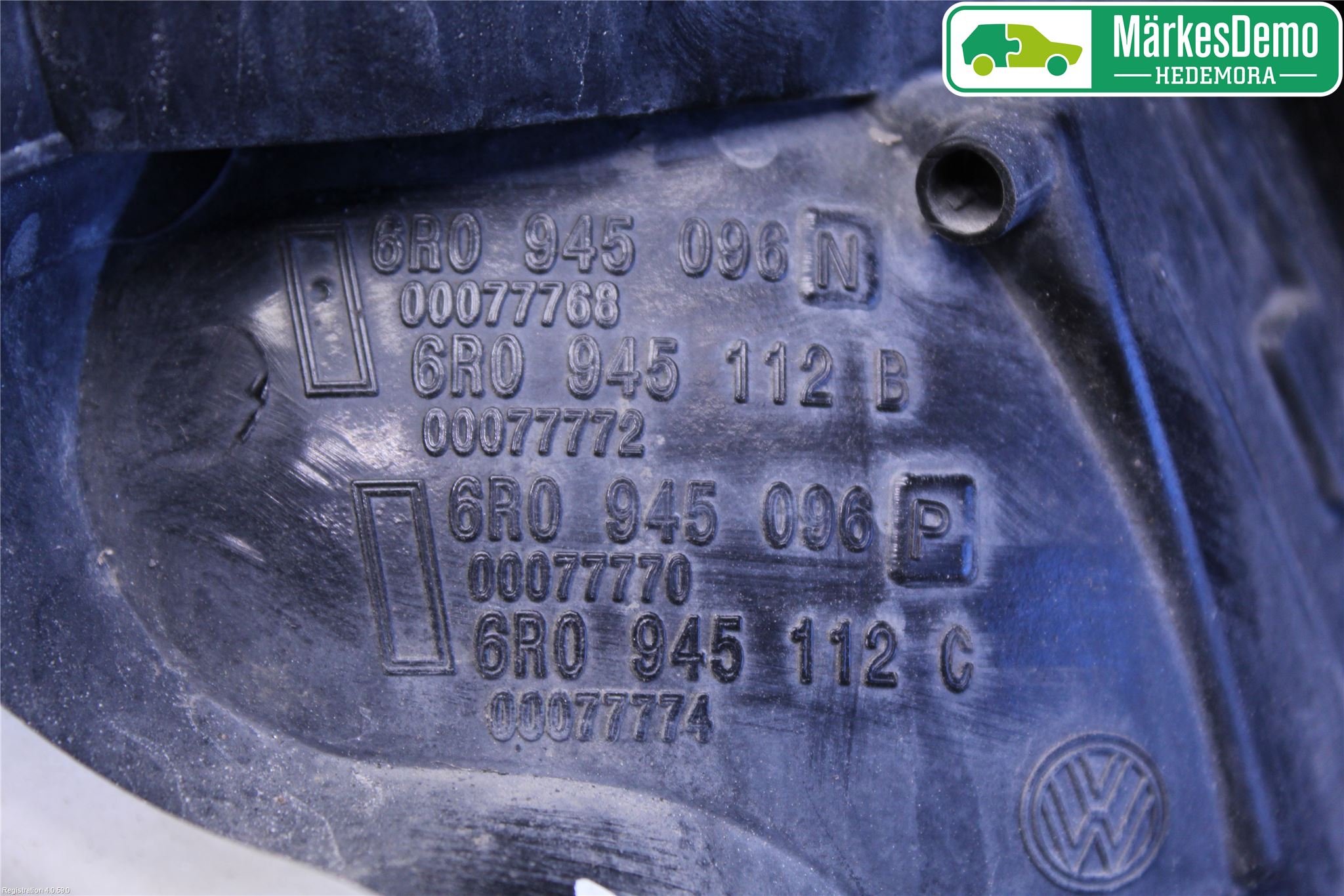 Volkswagen VW POLO 10-17 Bakljus Höger