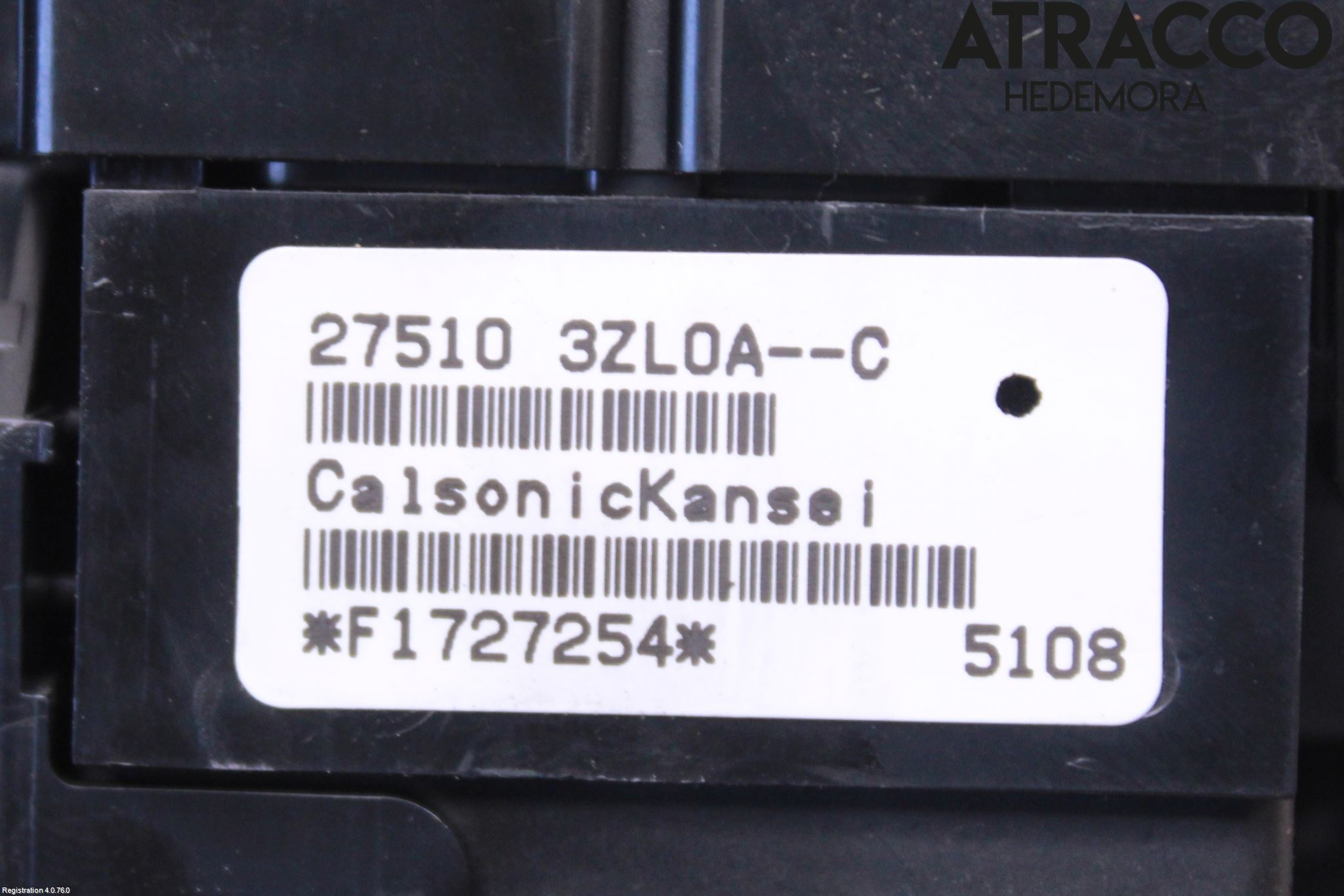 Nissan PULSAR Ac Styrenhet Ac Manöveren