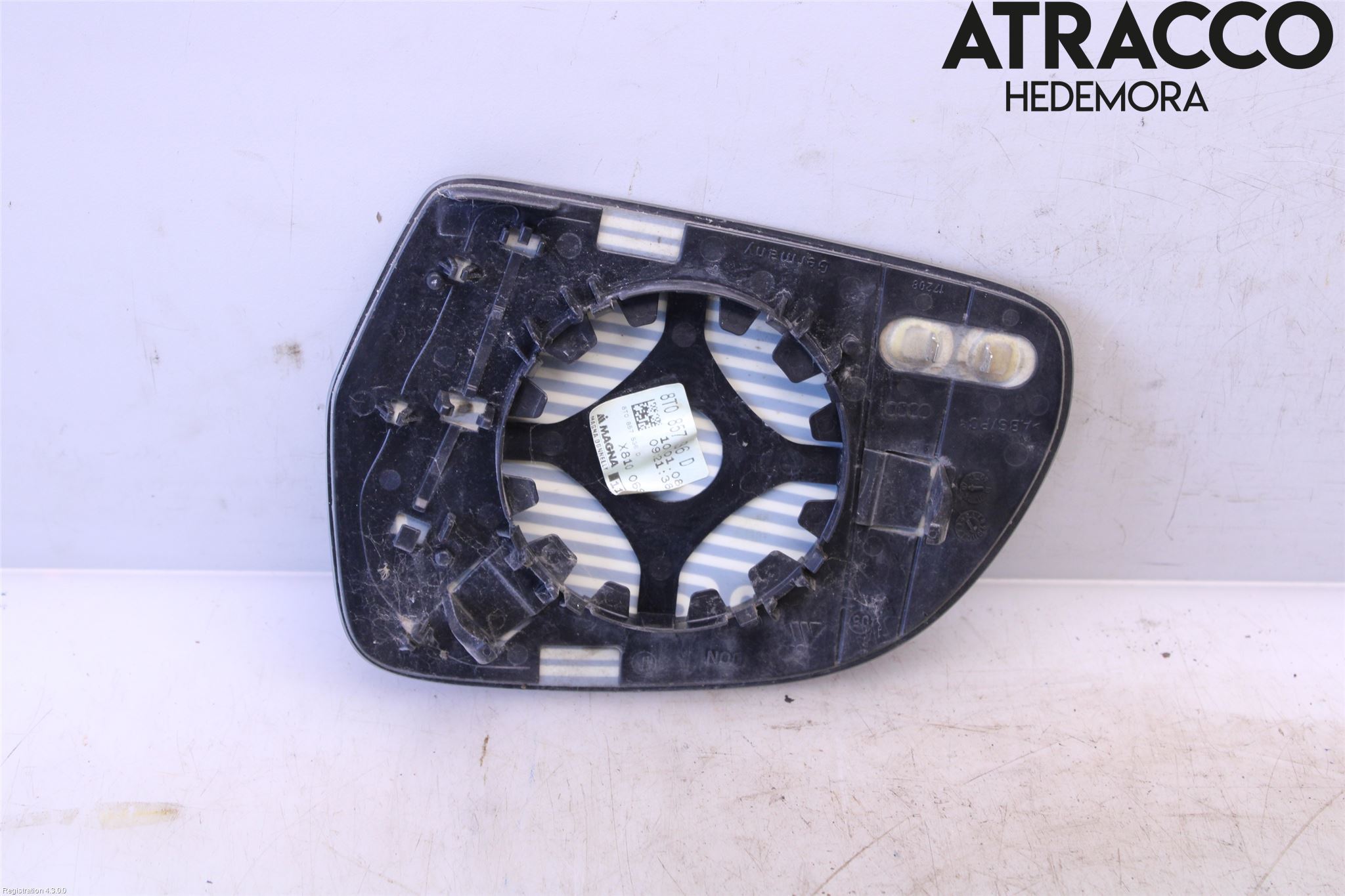 Audi A5 07-16 Spegelglas Hö