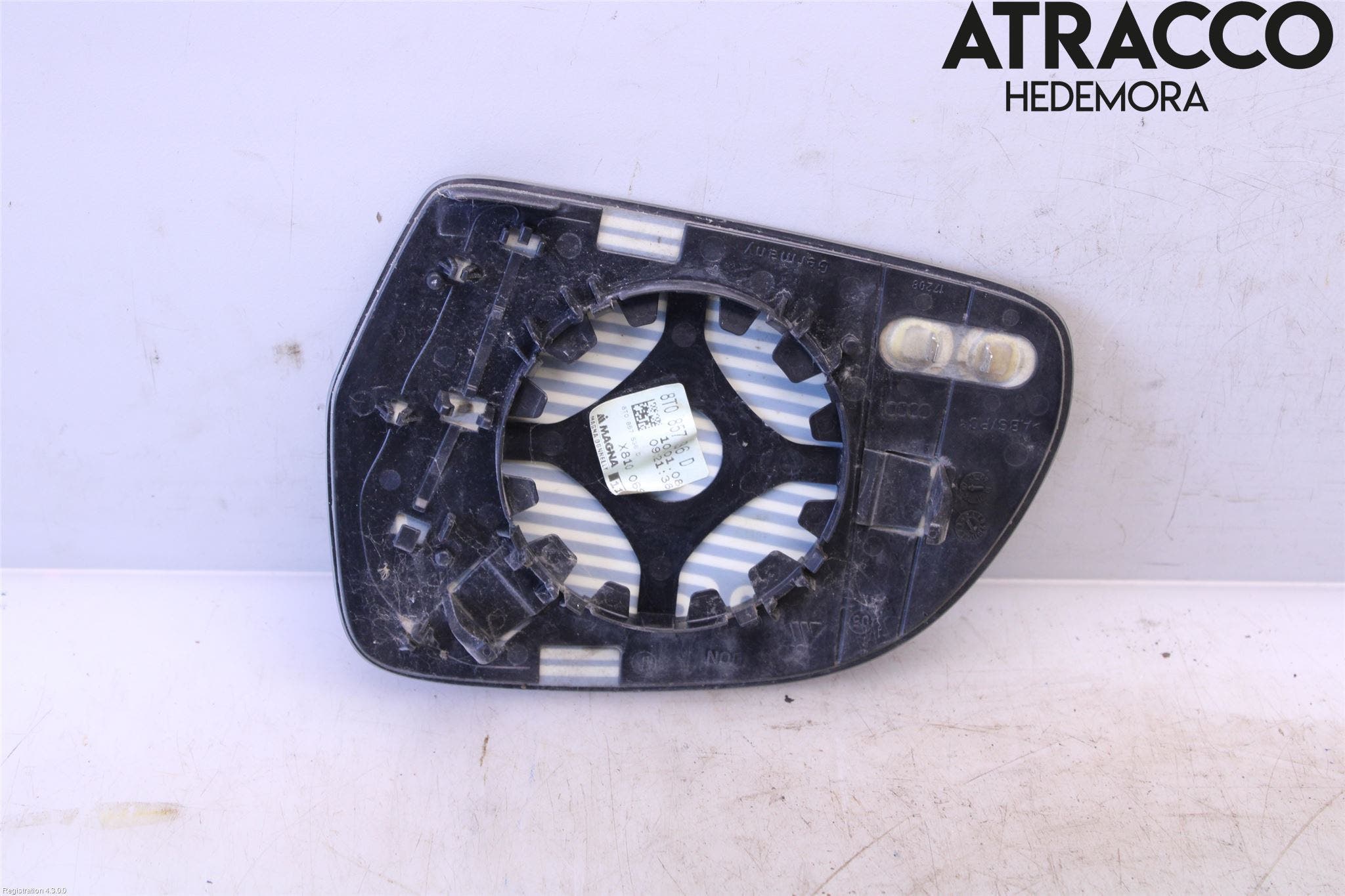 Audi A5 07-16 Spegelglas Hö