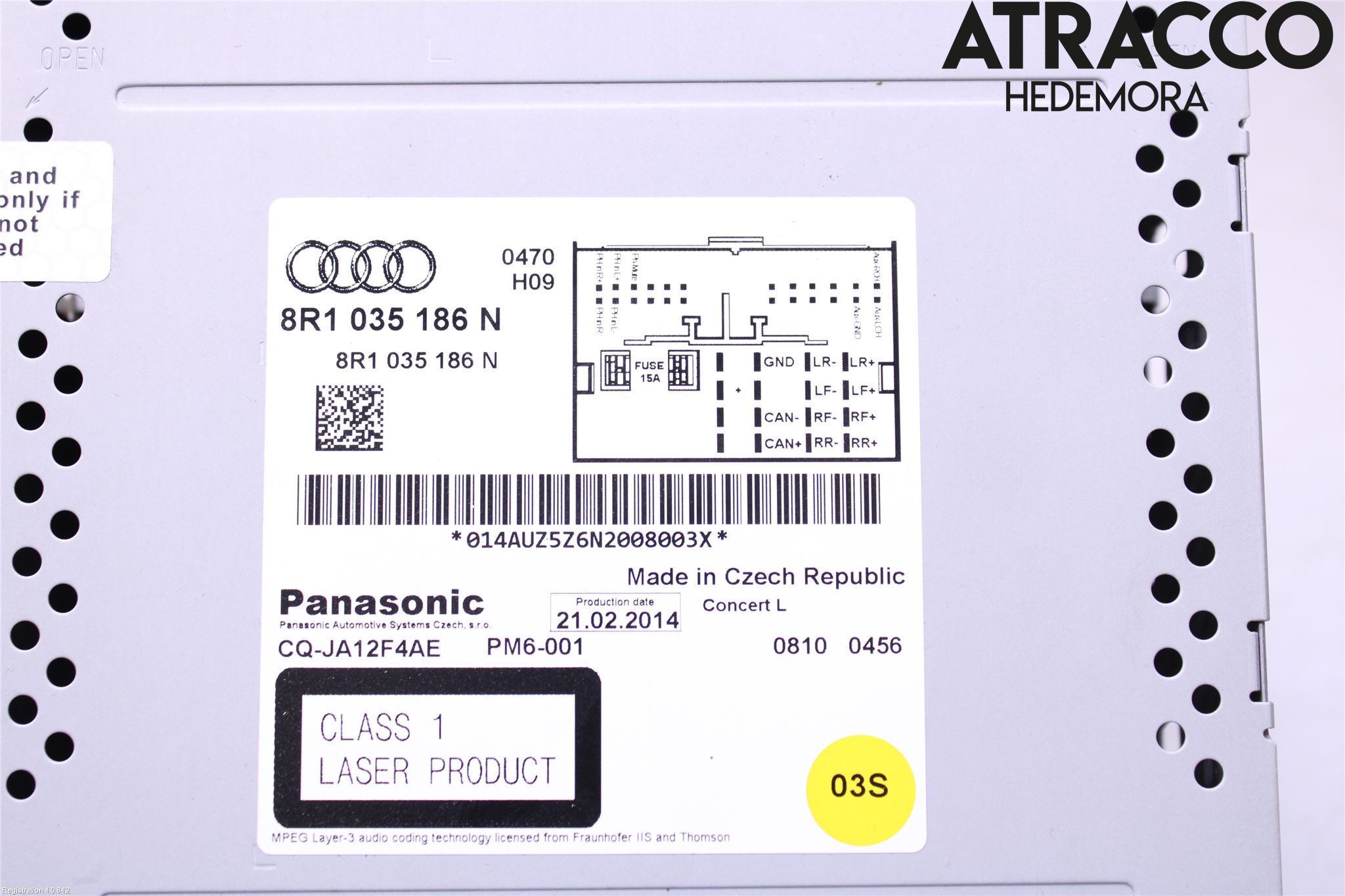 Audi A4 ALLROAD 09-16 Cd Radio - Multimediapanel