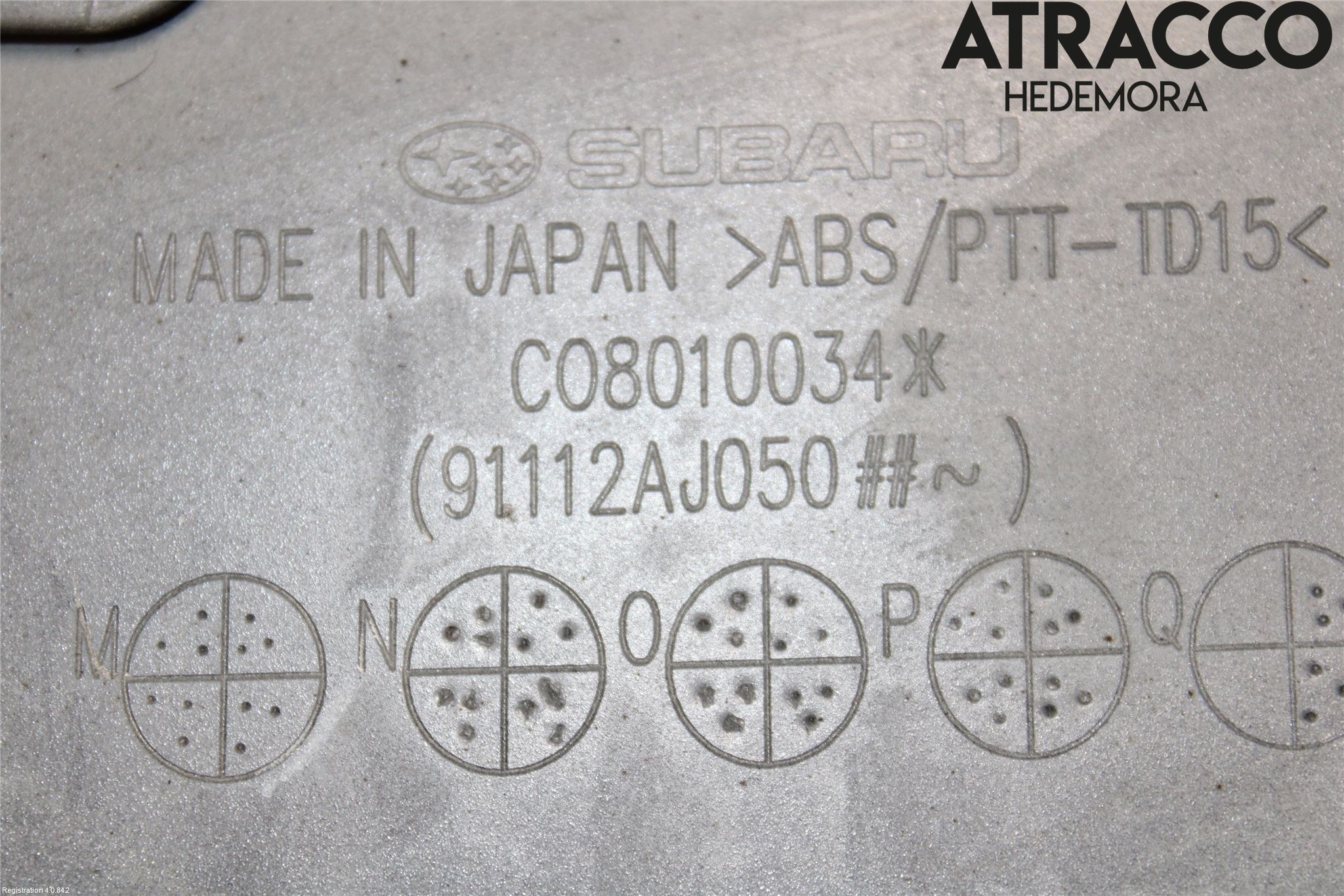 Subaru OUTBACK 10-15 List Bak-Baklucka