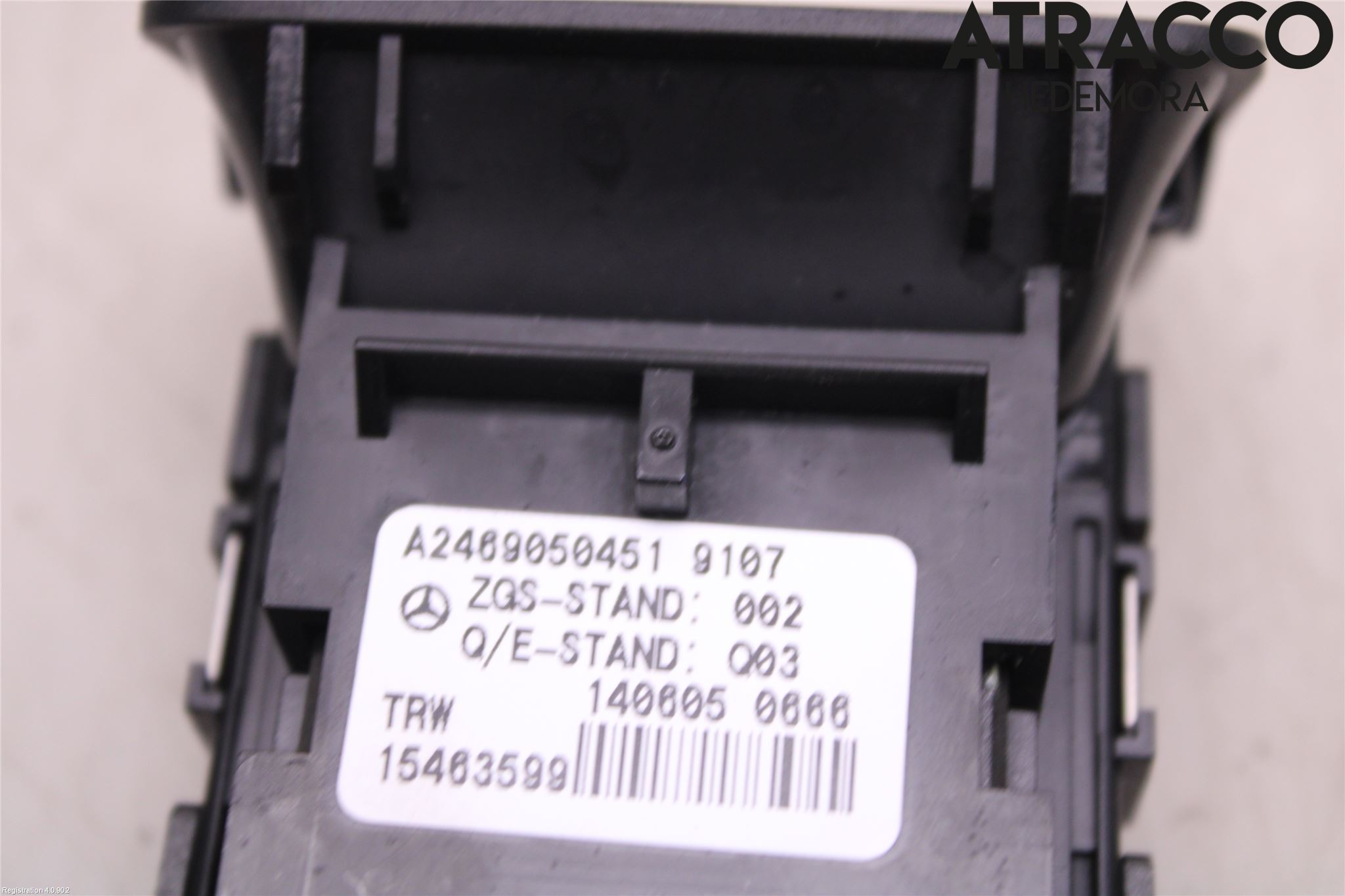 Mercedes-Benz MB B-KLASS (W246/W242) 12-19 Strömställare Parkeringsbroms