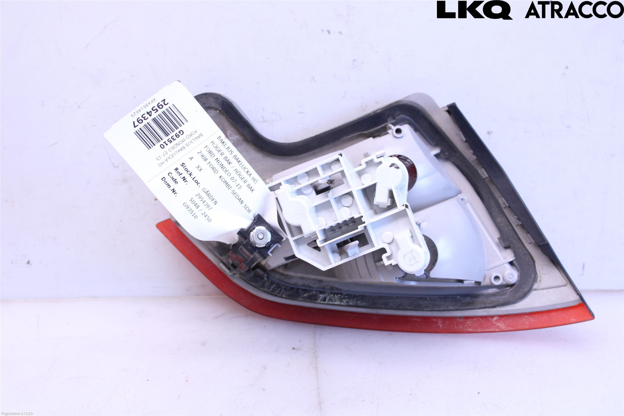 Ford MONDEO 07-15 Bakljus Lucka Hö