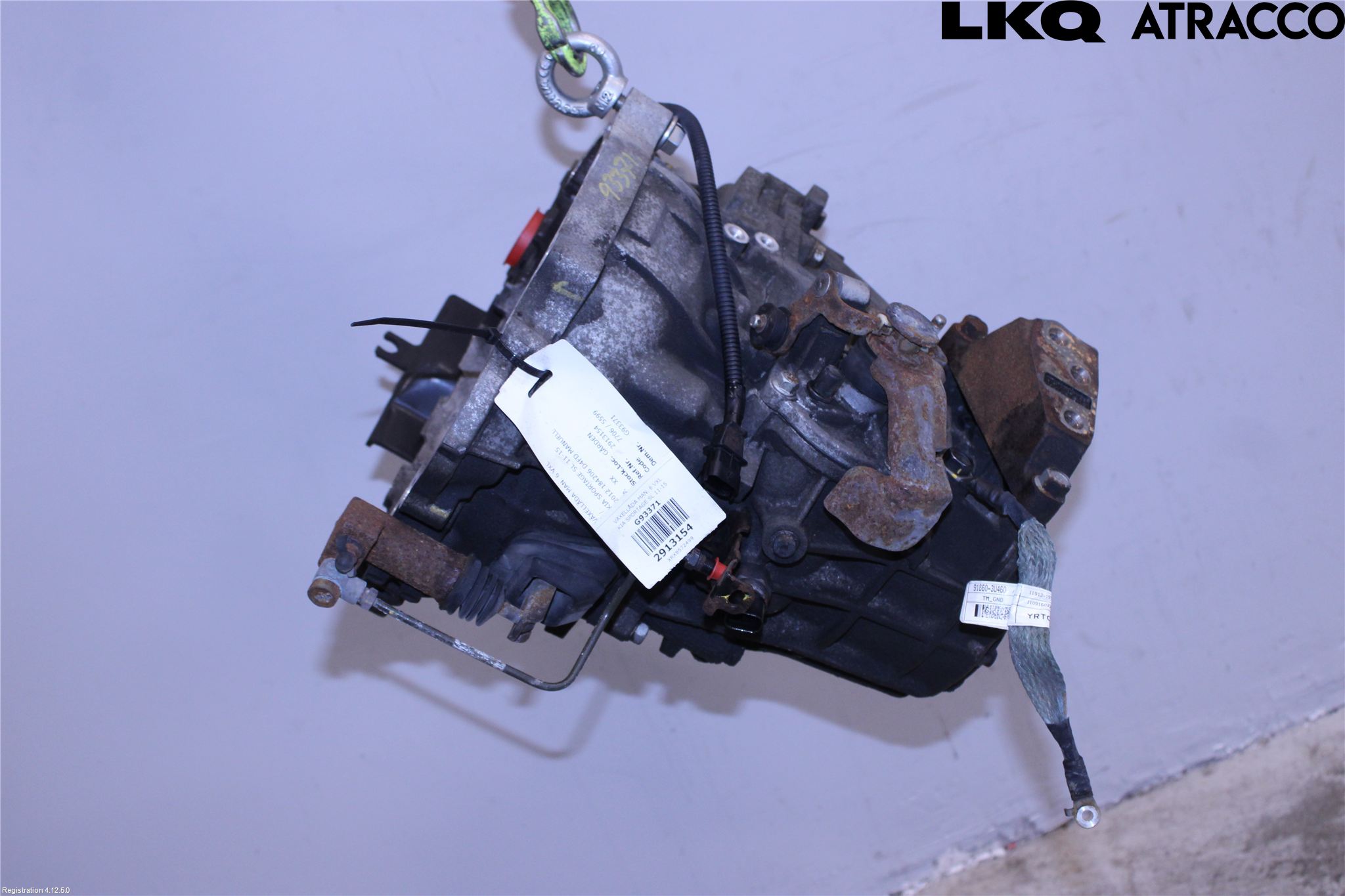 Kia SPORTAGE (SL) 11-15 Växellåda Man 6 Vxl