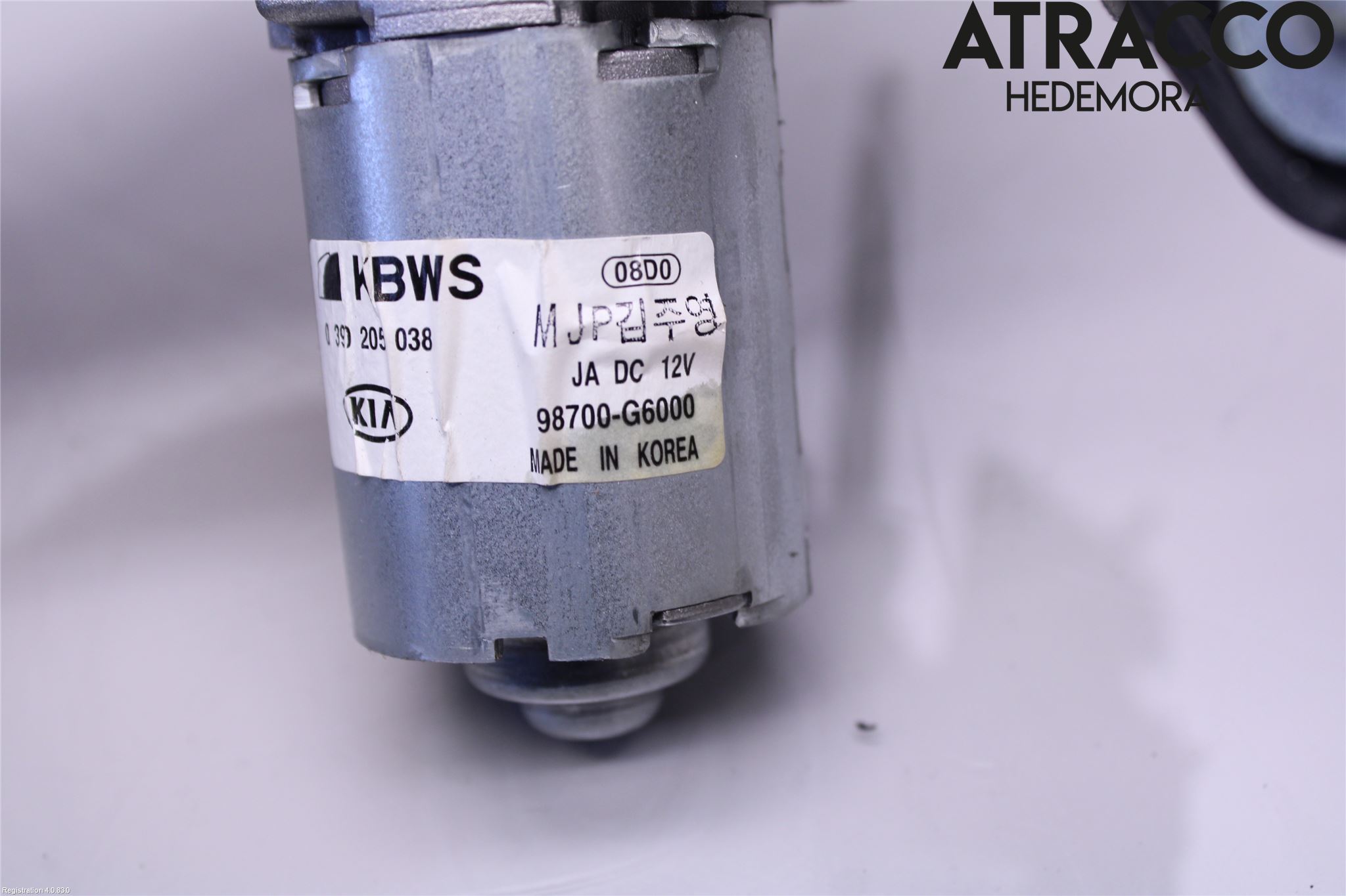 Kia PICANTO 17- Torkarmotor Baklucka