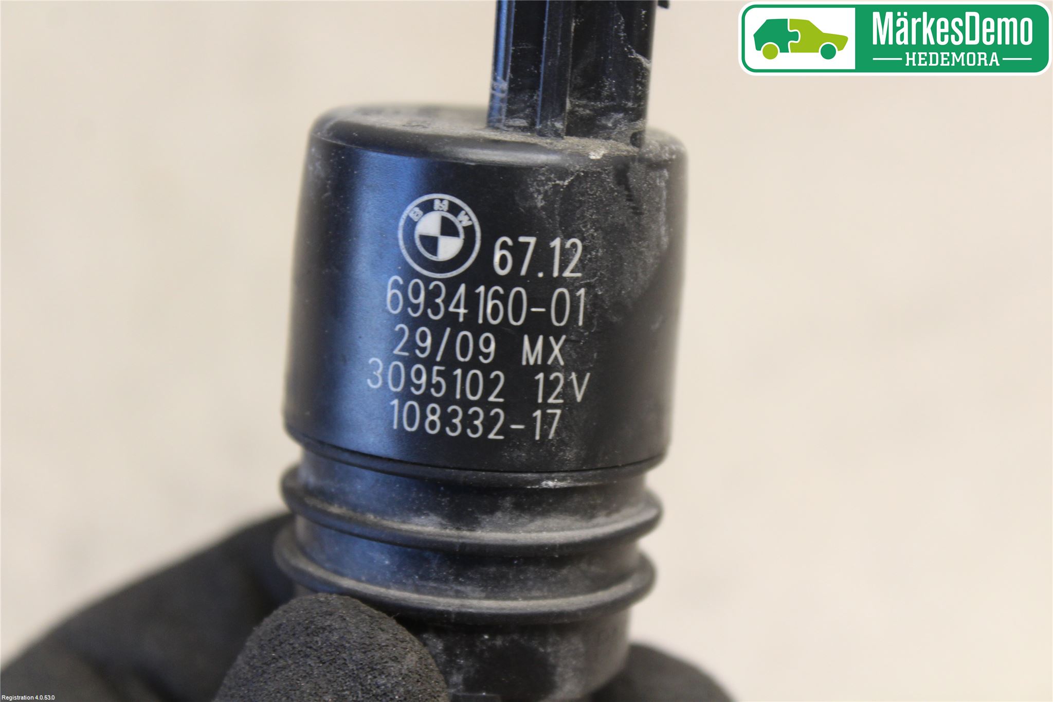 BMW X5 E70 07-13 Spolarpump Baklucka
